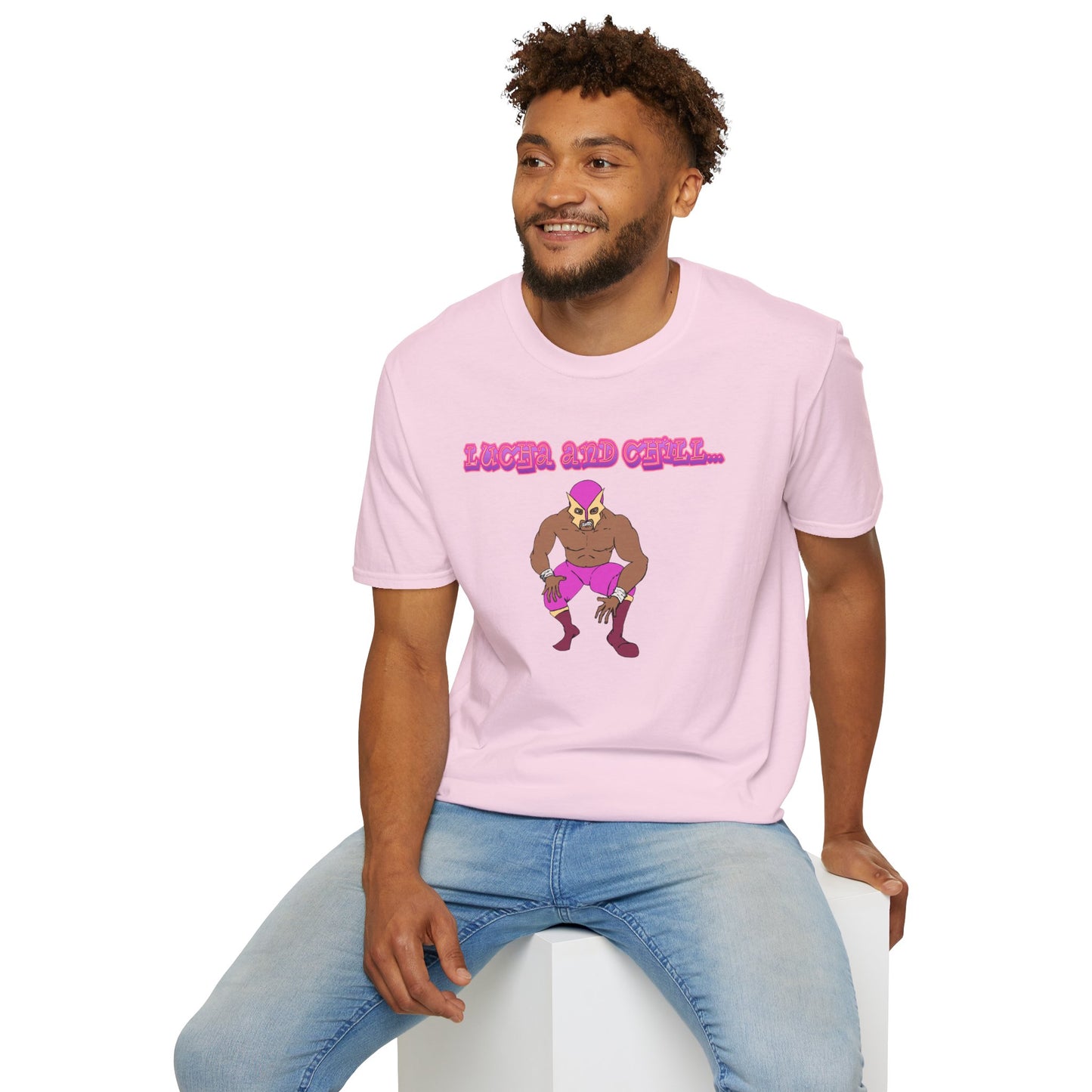 Lucha & Chill Unisex Softstyle T-Shirt