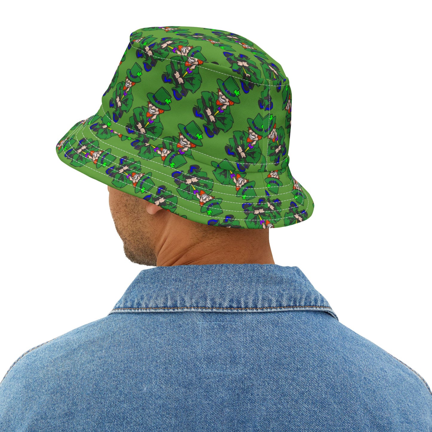 Lucky Leprechaun Bucket Hat - St. Patrick's Day Fashion Accessory