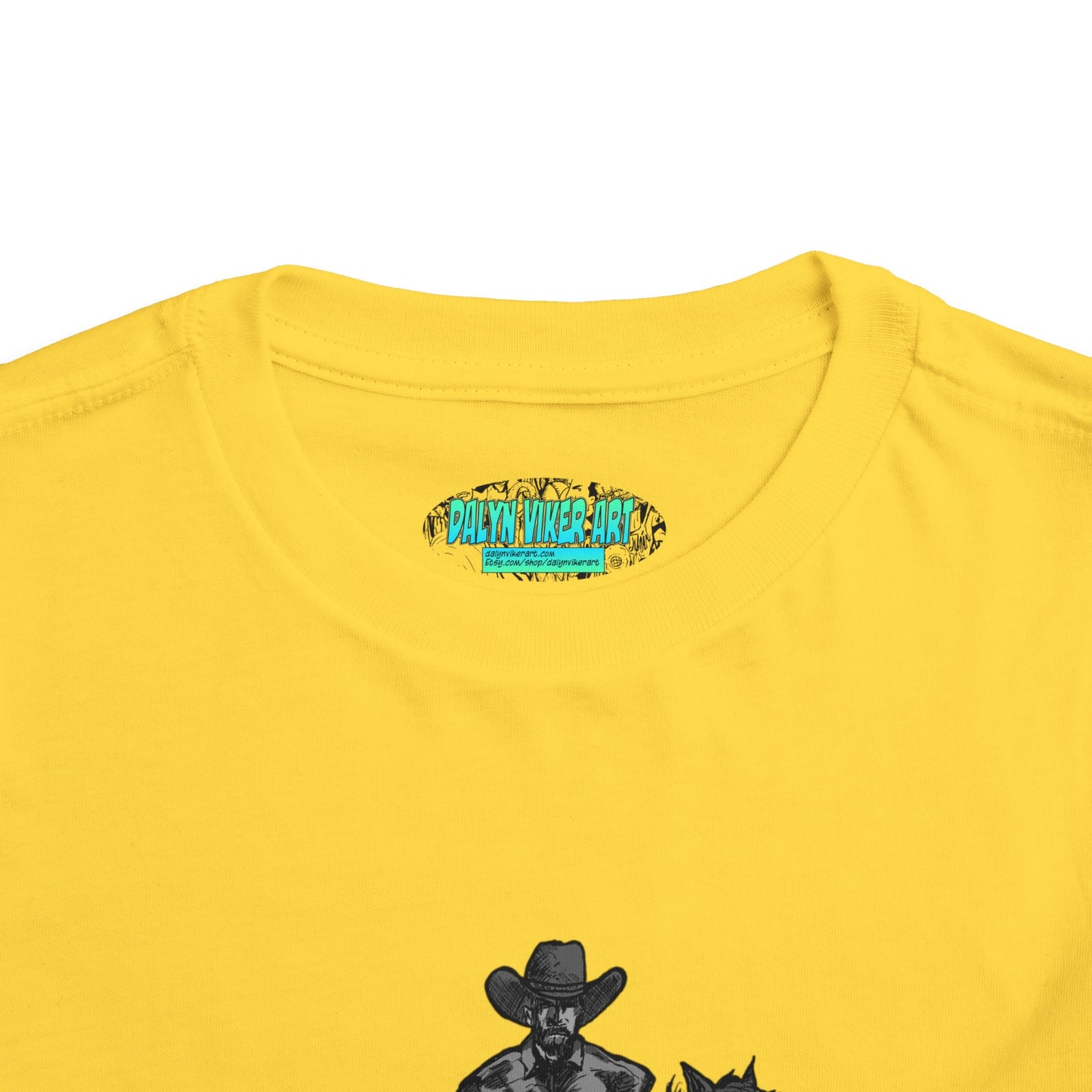 Toddler Western Cowboy Tee — Horseback Rider Graphic Shirt