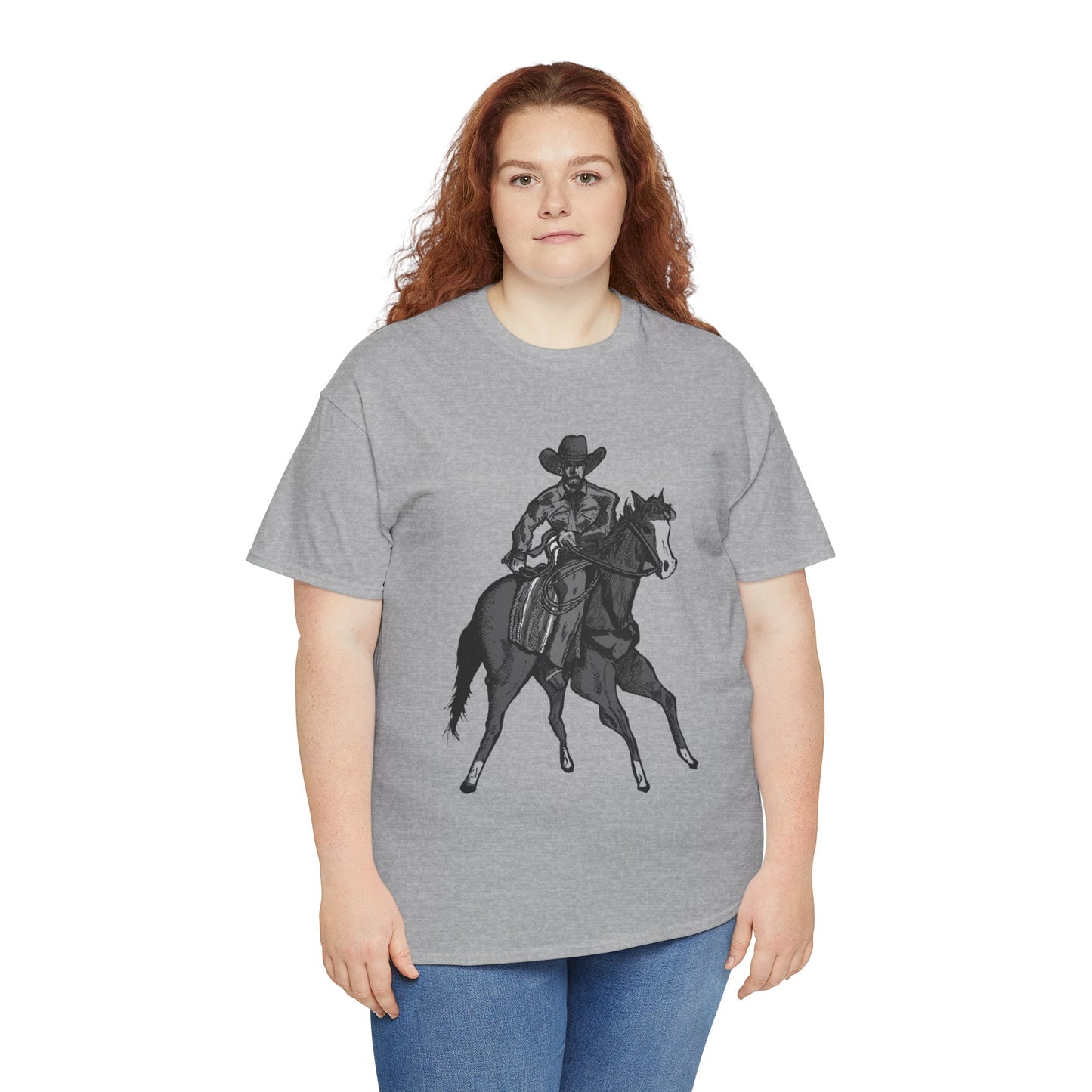 Cowboy on Horseback T‑Shirt — Vintage Western Rodeo Tee