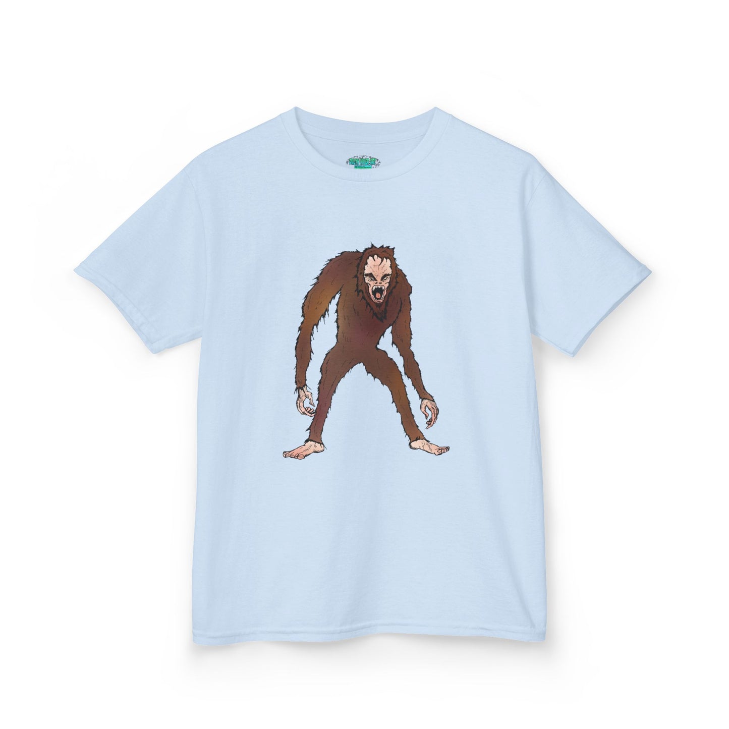 Kids Tee — Playful Sasquatch/Yeti Monster Graphic