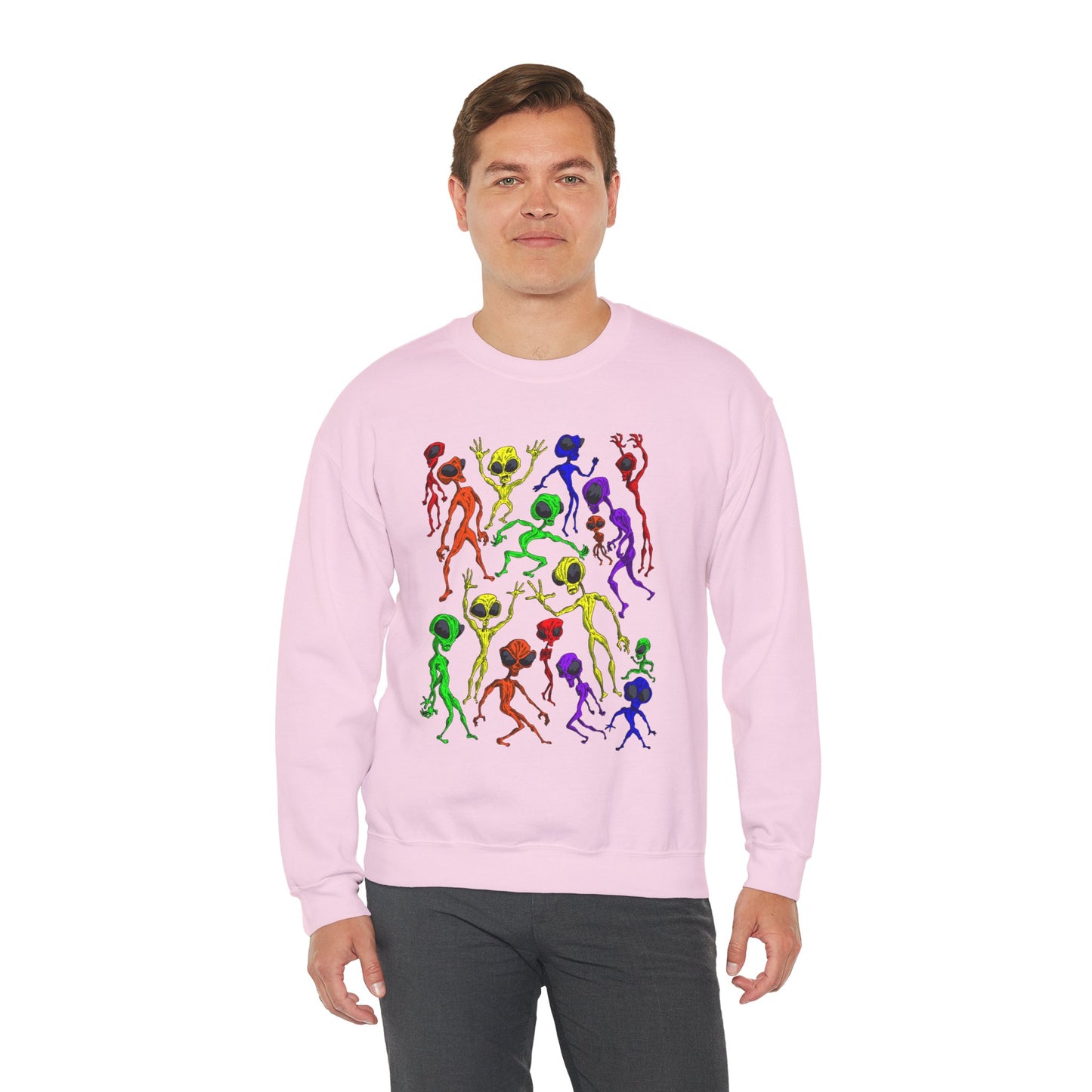 Alien Dance Party Crewneck Sweatshirt