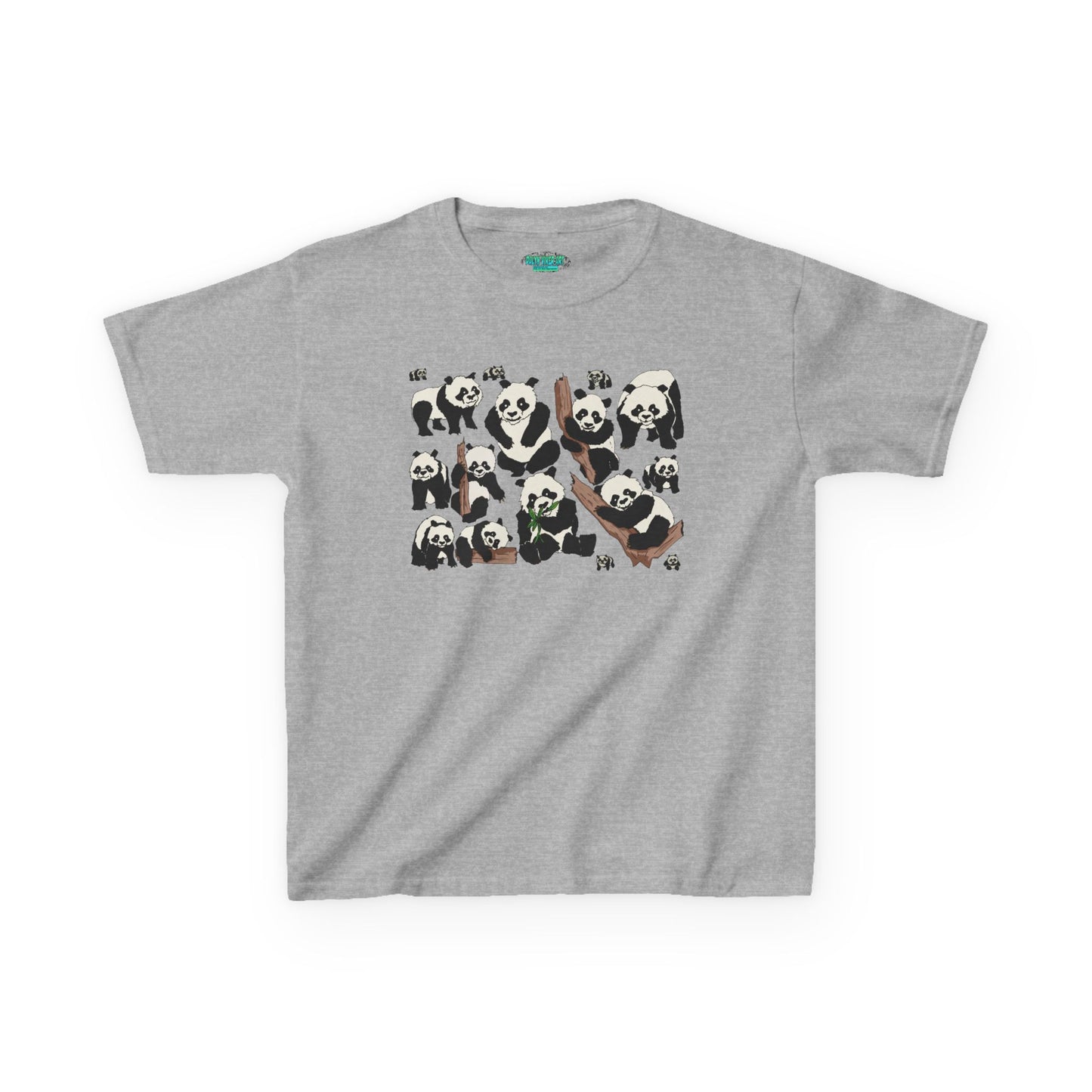 Panda Paradise Kids Tee, Cute Animal T-Shirt, Children's Gift, Birthday Present, Summer Wear, Eco-Friendly Fashion