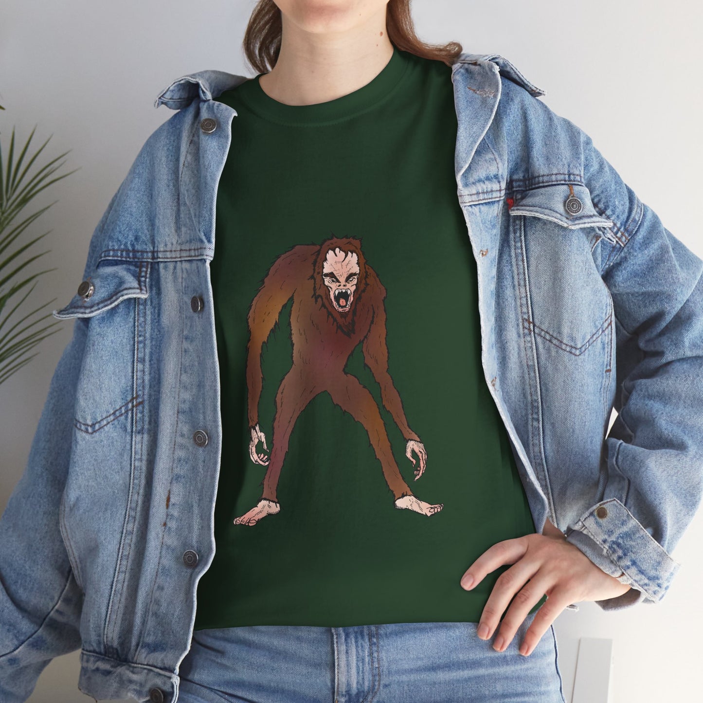 Bigfoot Sketch T‑Shirt — Retro Sasquatch Graphic Tee