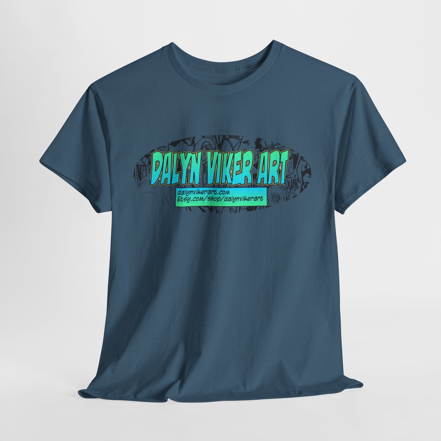 Dalyn Viker Art Logo - Artistic Unisex Tee with Abstract Design, Cool Graphic Shirt for Art Lovers, Perfect Gift for Creatives, Casual Wear, Summer Essential