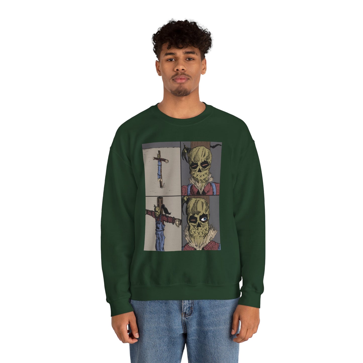 Scarecrow Graphic Crewneck Sweatshirt
