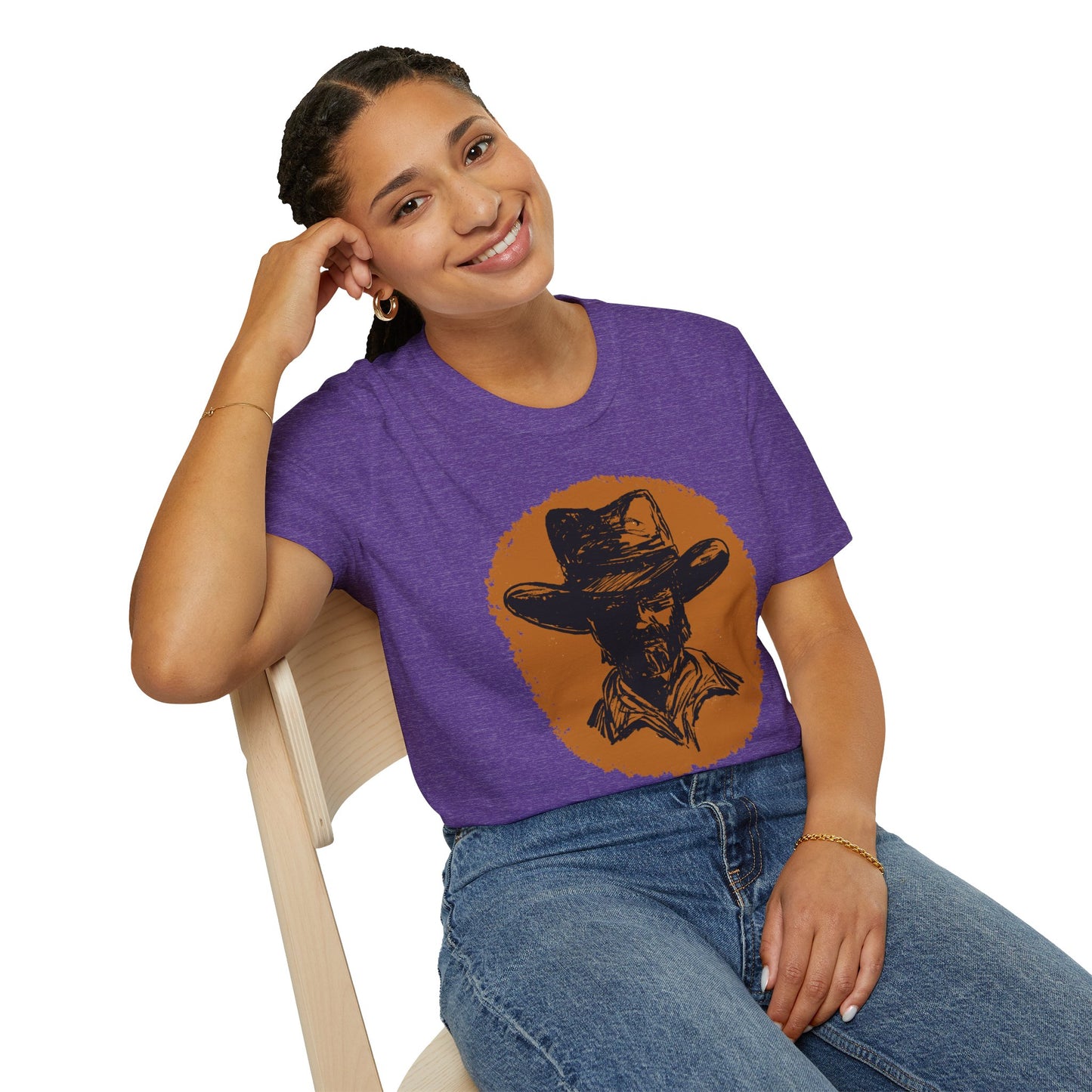 Southwest Cowboy Unisex T-Shirt - Western Rancher Design