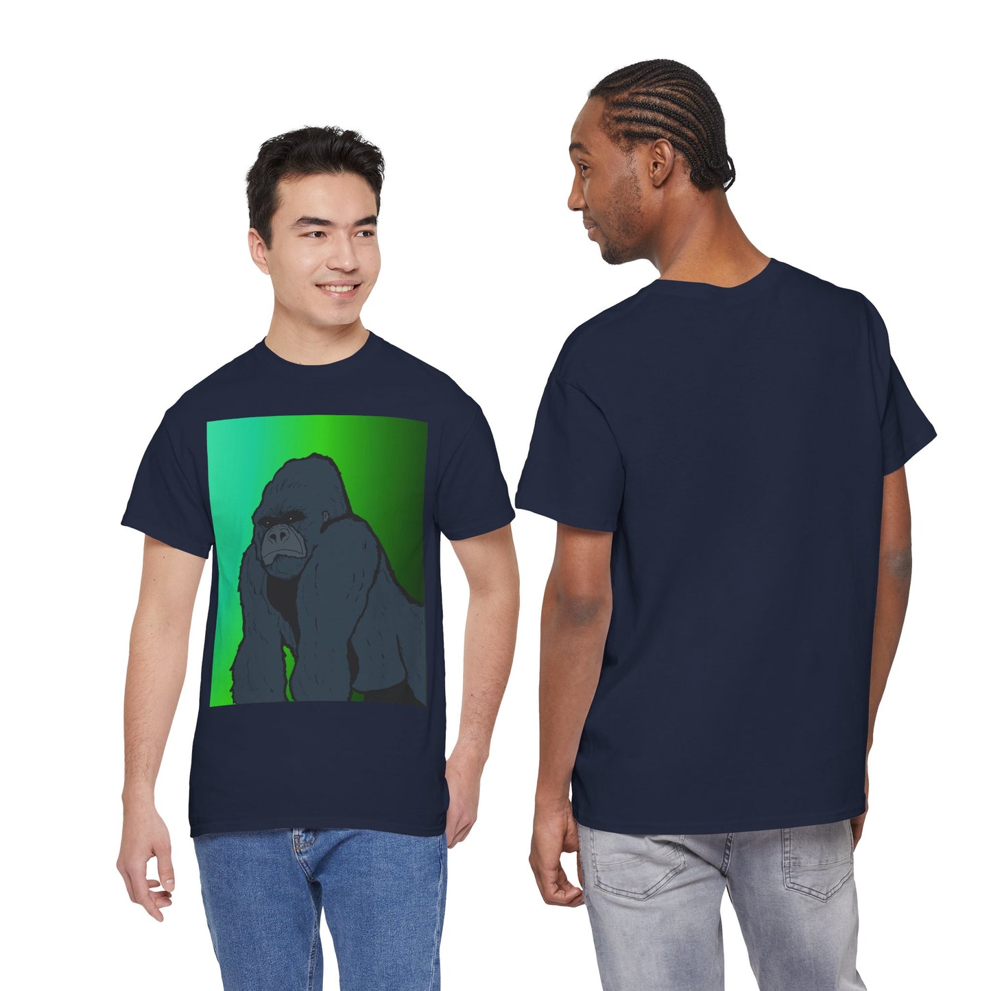 Gorilla Portrait Tee – Graphic Ape Illustration T-Shirt