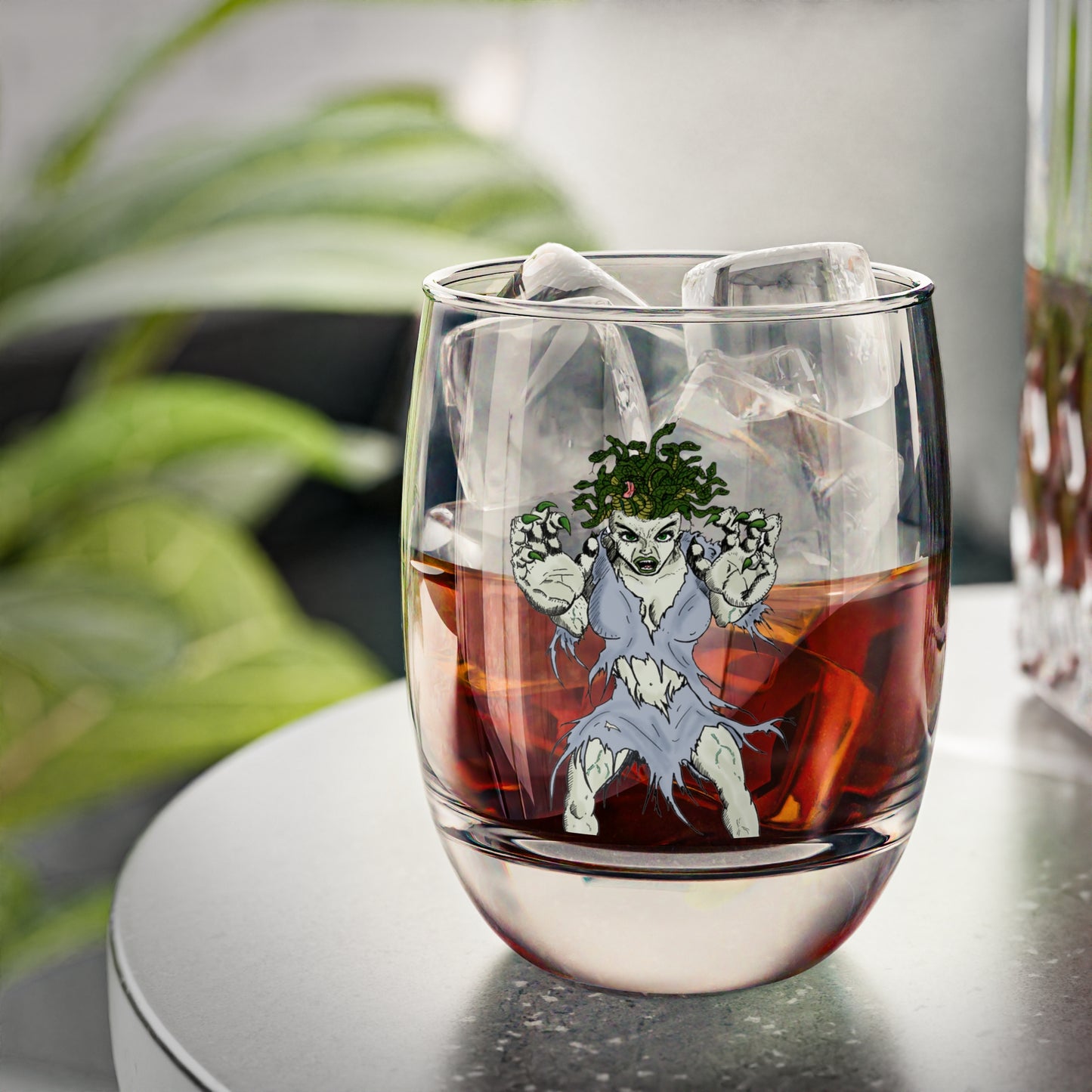 Medusa Whiskey Glass