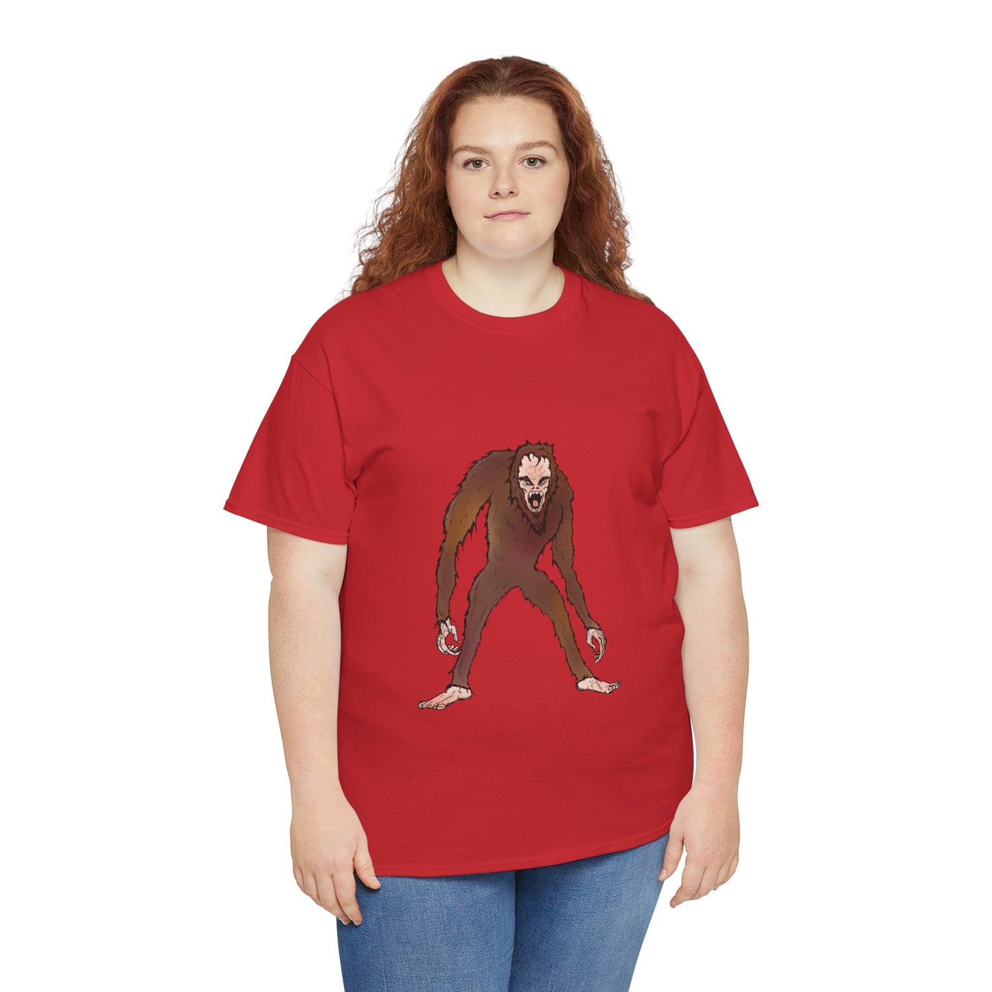 Bigfoot Sketch T‑Shirt — Retro Sasquatch Graphic Tee