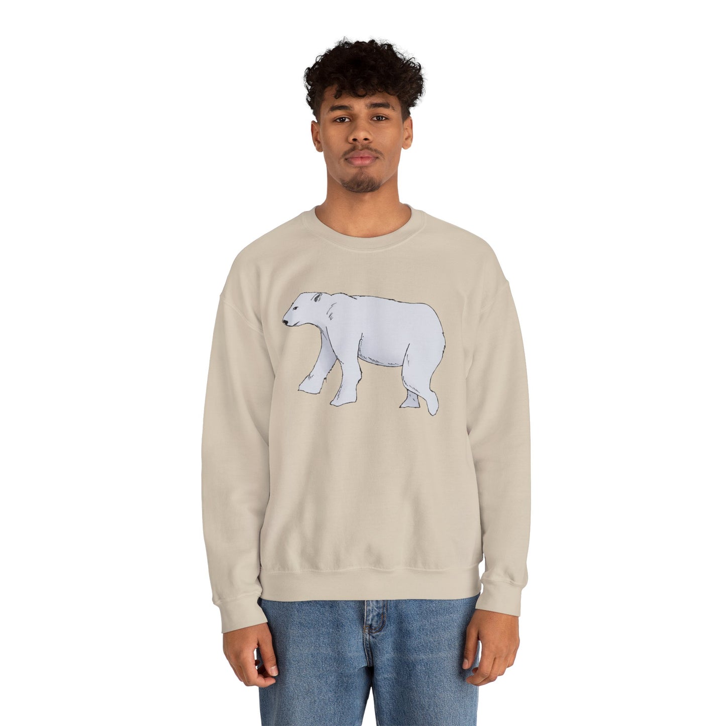 Cozy Polar Bear Crewneck Sweatshirt