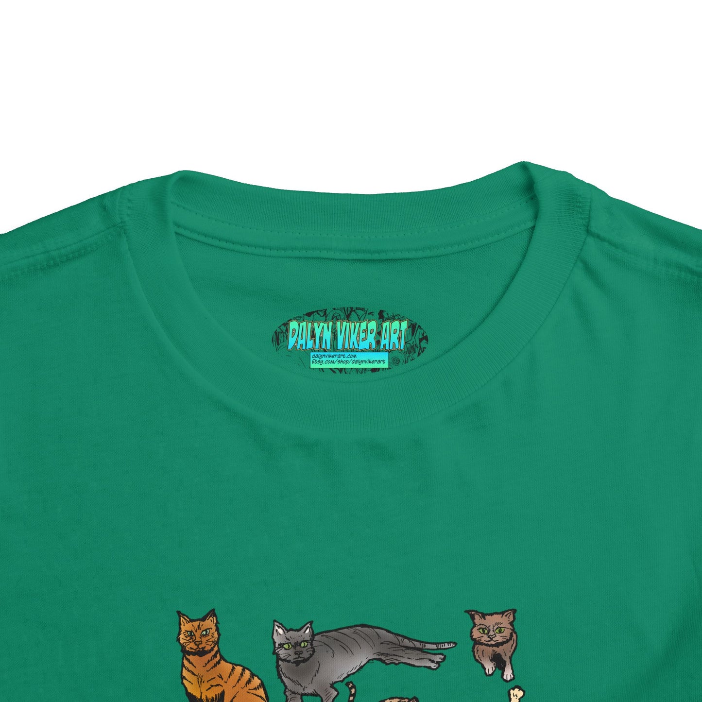 Toddler Tee — Playful Cat Pack Graphic Shirt for Kids