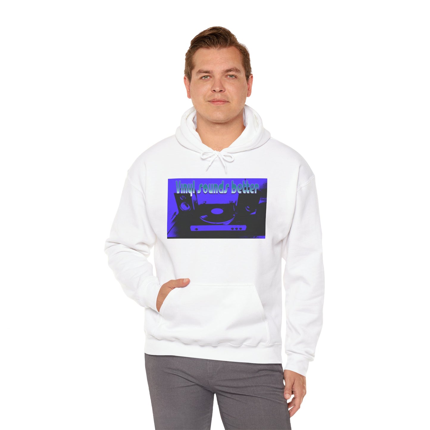 Vinyl Sounds Better Hoodie, Perfect for Music Lovers, Gift for DJs, Casual Wear, Comfortable Sweatshirt, Trendy Music Apparel