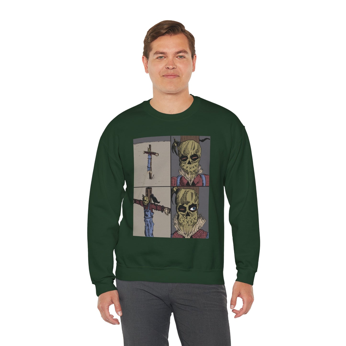 Scarecrow Graphic Crewneck Sweatshirt