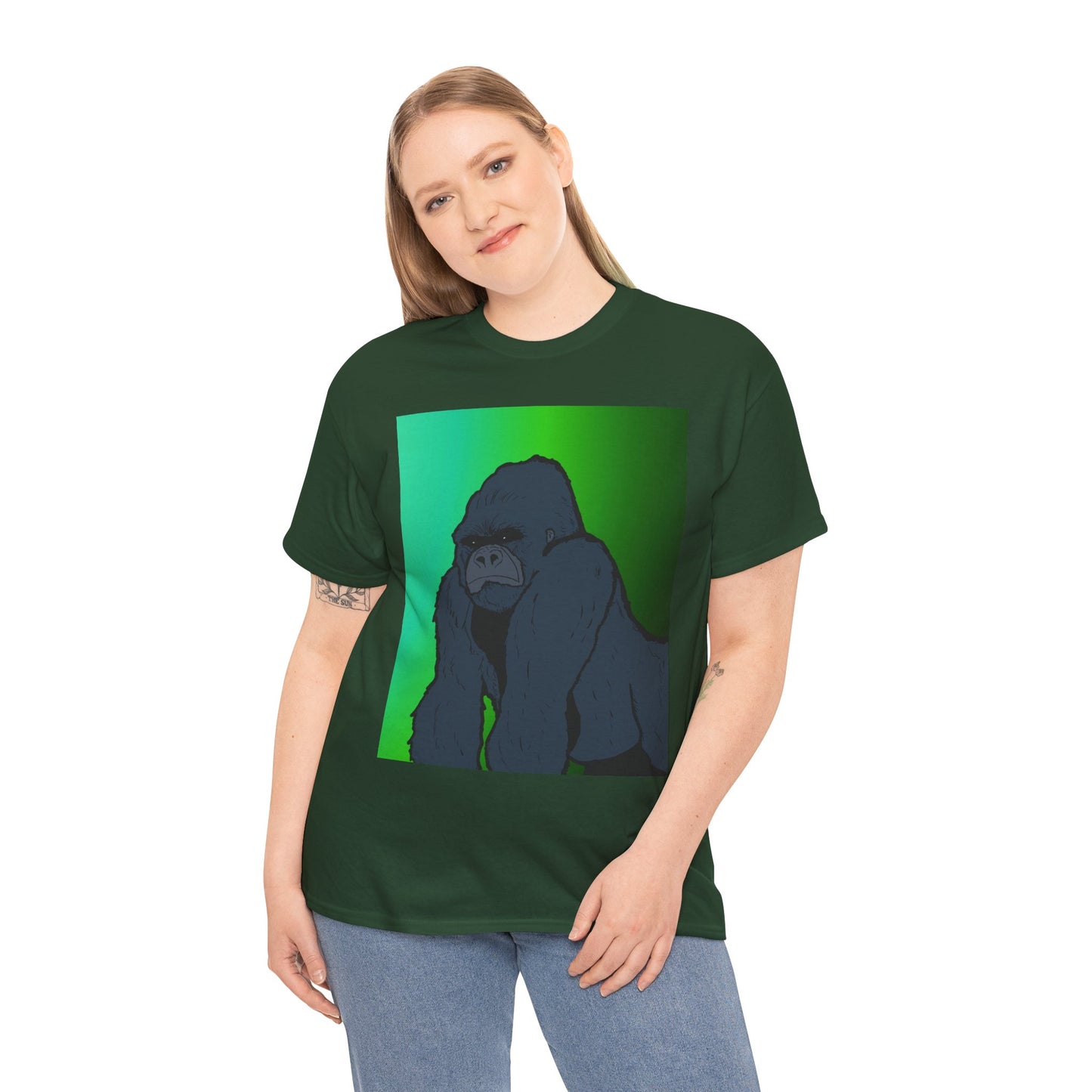 Gorilla Portrait Tee – Graphic Ape Illustration T-Shirt