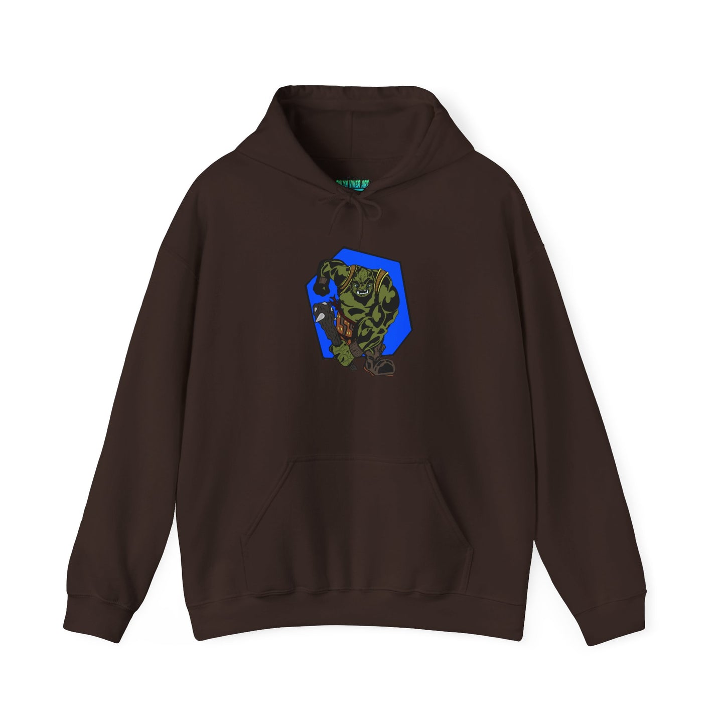 Heroic Monster Hooded Sweatshirt, Cozy Casual, Gift for Gamer, Geek Wear, Unisex Hoodie, Birthday Present, Halloween Style