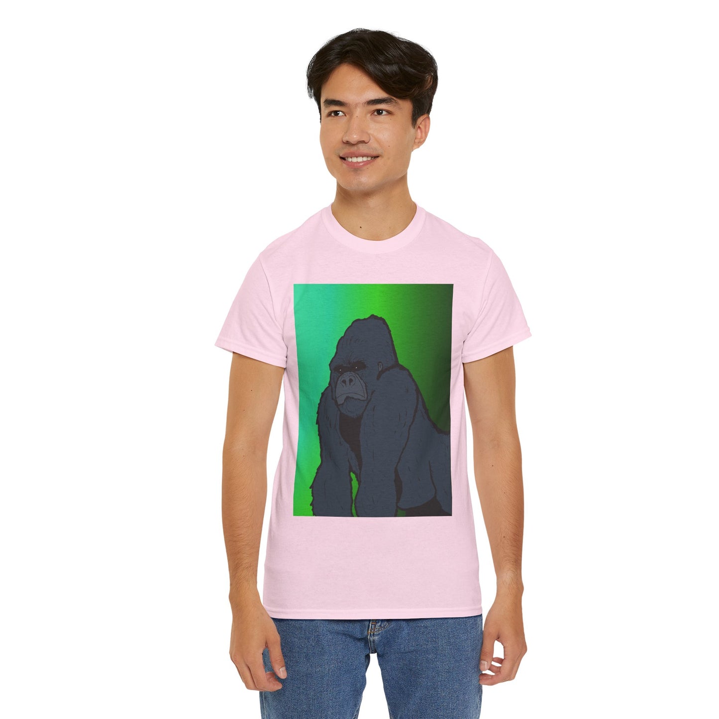 Gorilla Portrait Tee – Graphic Ape Illustration T-Shirt