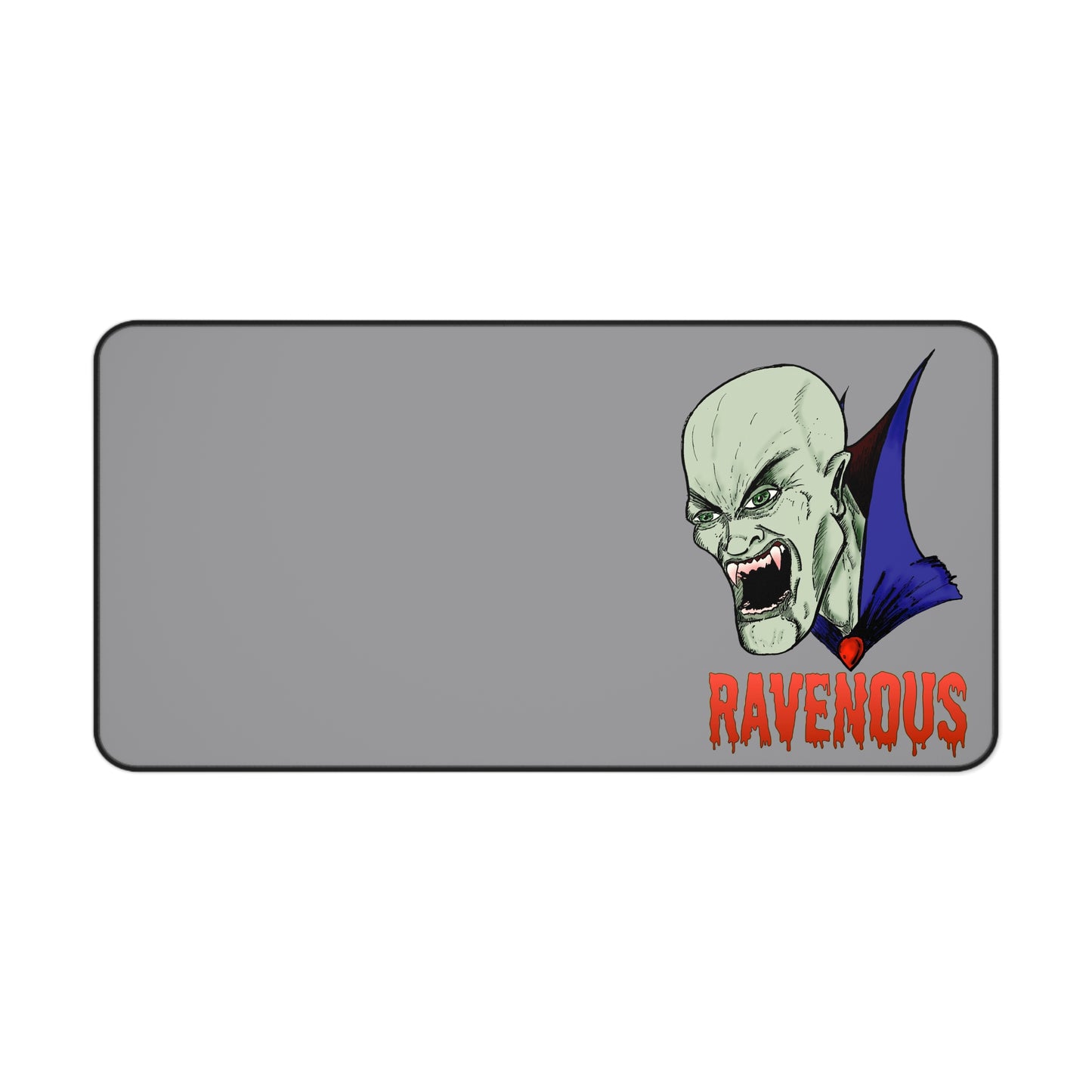 Desk Mat - Ravenous Bloodthirsty Vampire Gothic Horror Design