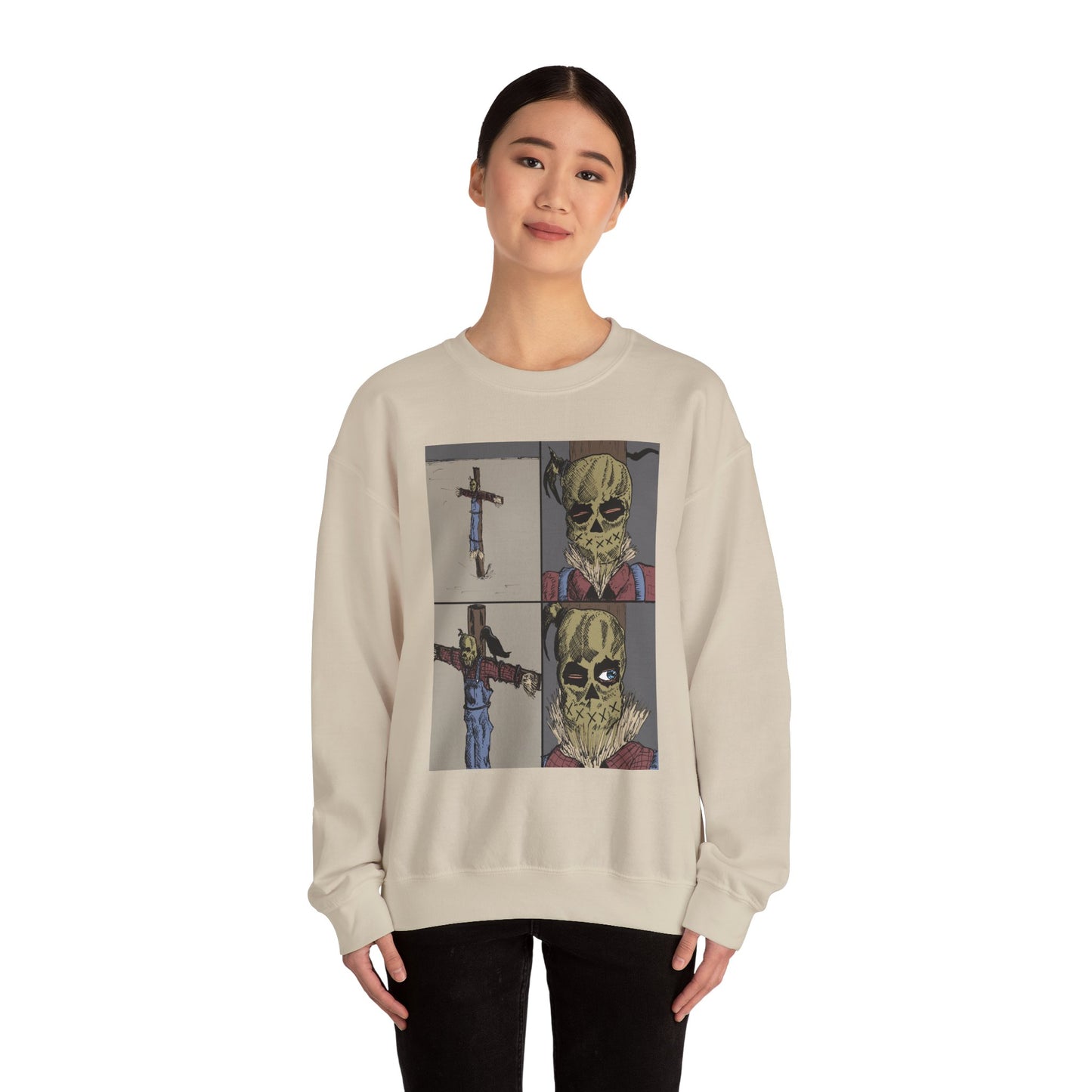 Scarecrow Graphic Crewneck Sweatshirt