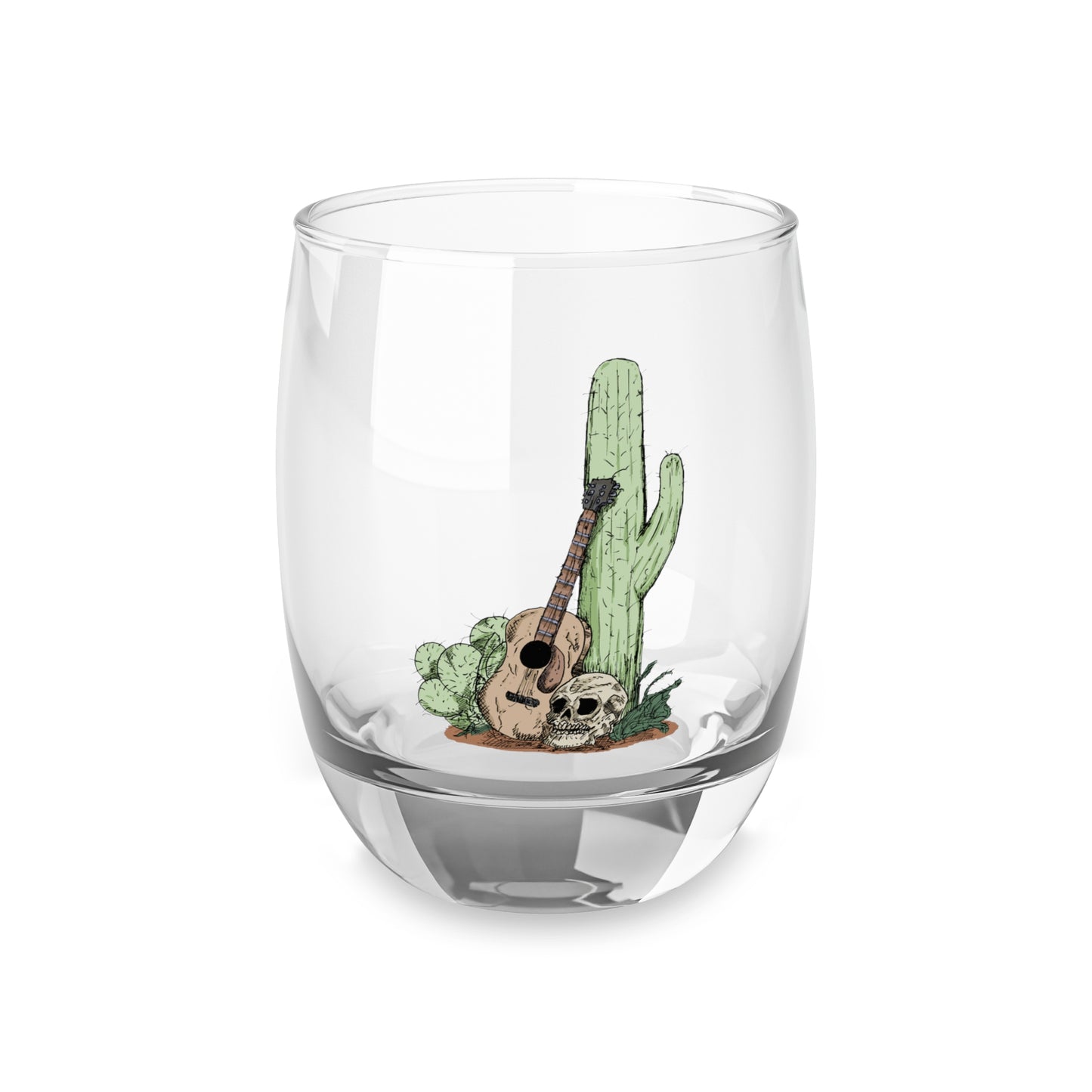Cactus Skull Whiskey Glass - Perfect Gift for Gifth, Home Bar Decor, Western Theme, Party Accessory, Cowboy Appreciation