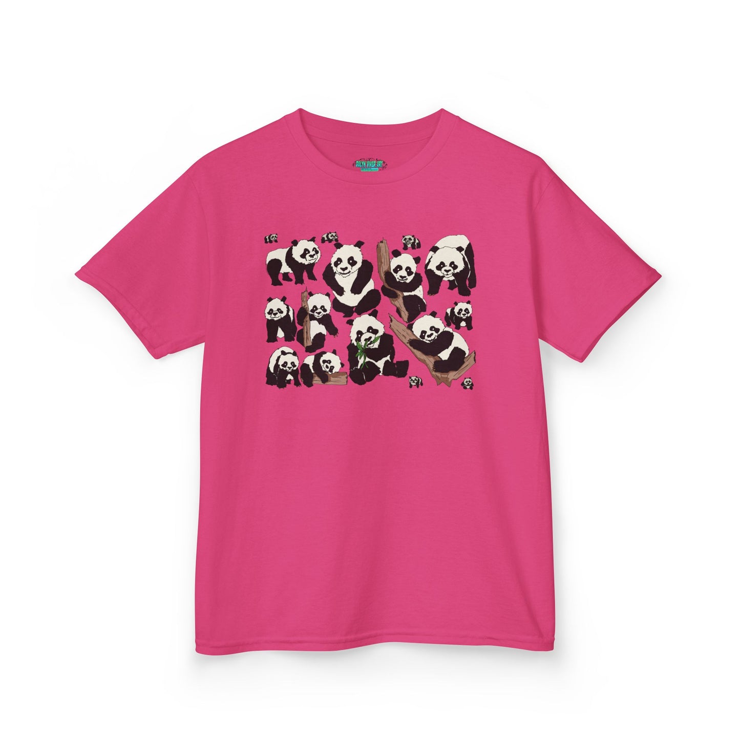 Panda Paradise Kids Tee, Cute Animal T-Shirt, Children's Gift, Birthday Present, Summer Wear, Eco-Friendly Fashion