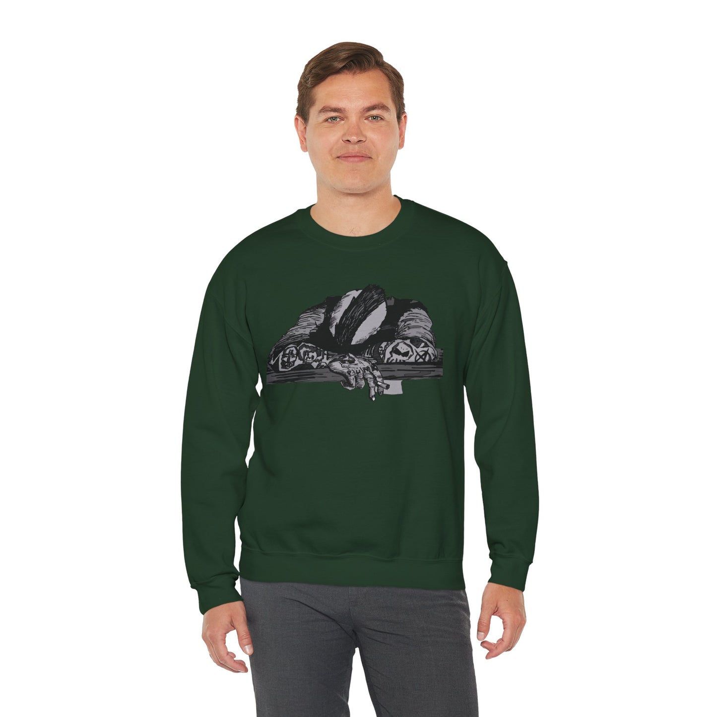 Punk and Done Graphic Crewneck Sweatshirt for Everyday Comfort