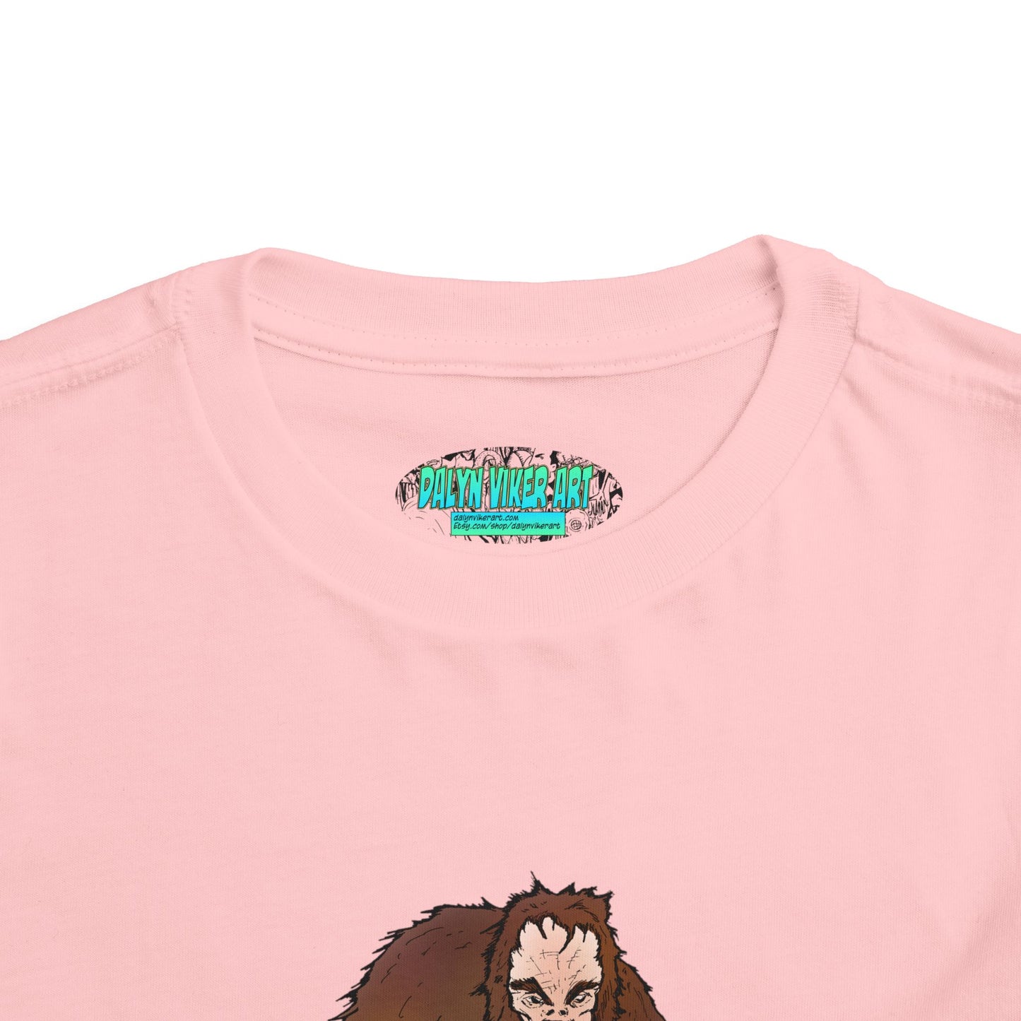 Toddler Tee — Cute Cartoon Kid-Friendly Bigfoot Graphic Shirt
