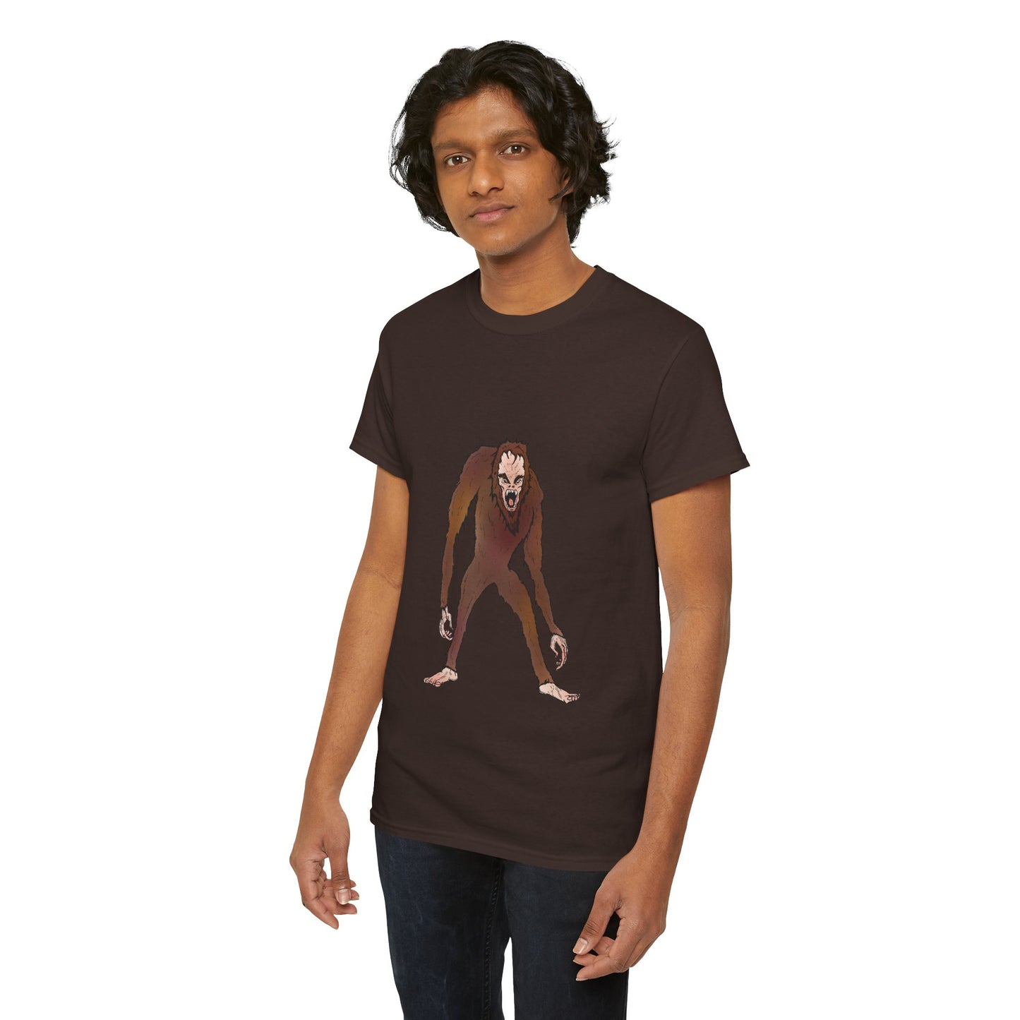 Bigfoot Sketch T‑Shirt — Retro Sasquatch Graphic Tee