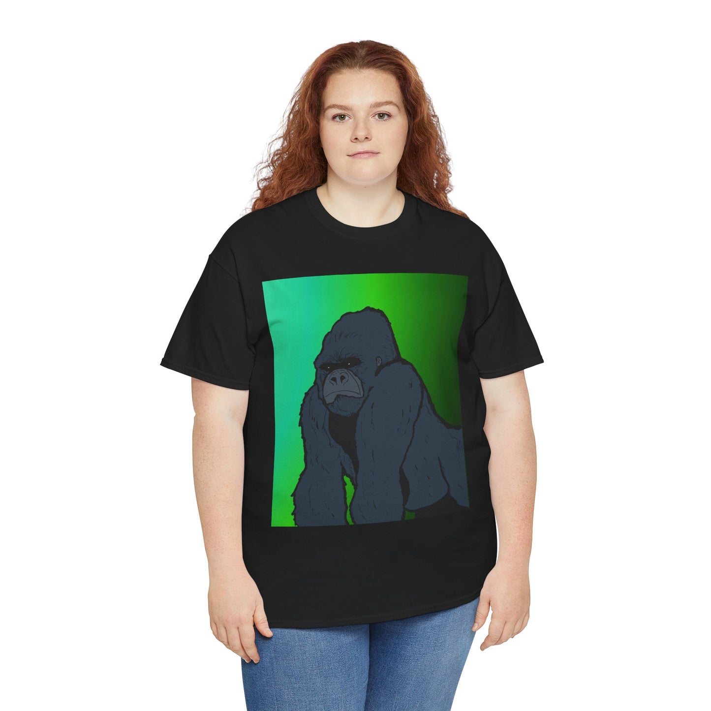 Gorilla Portrait Tee – Graphic Ape Illustration T-Shirt