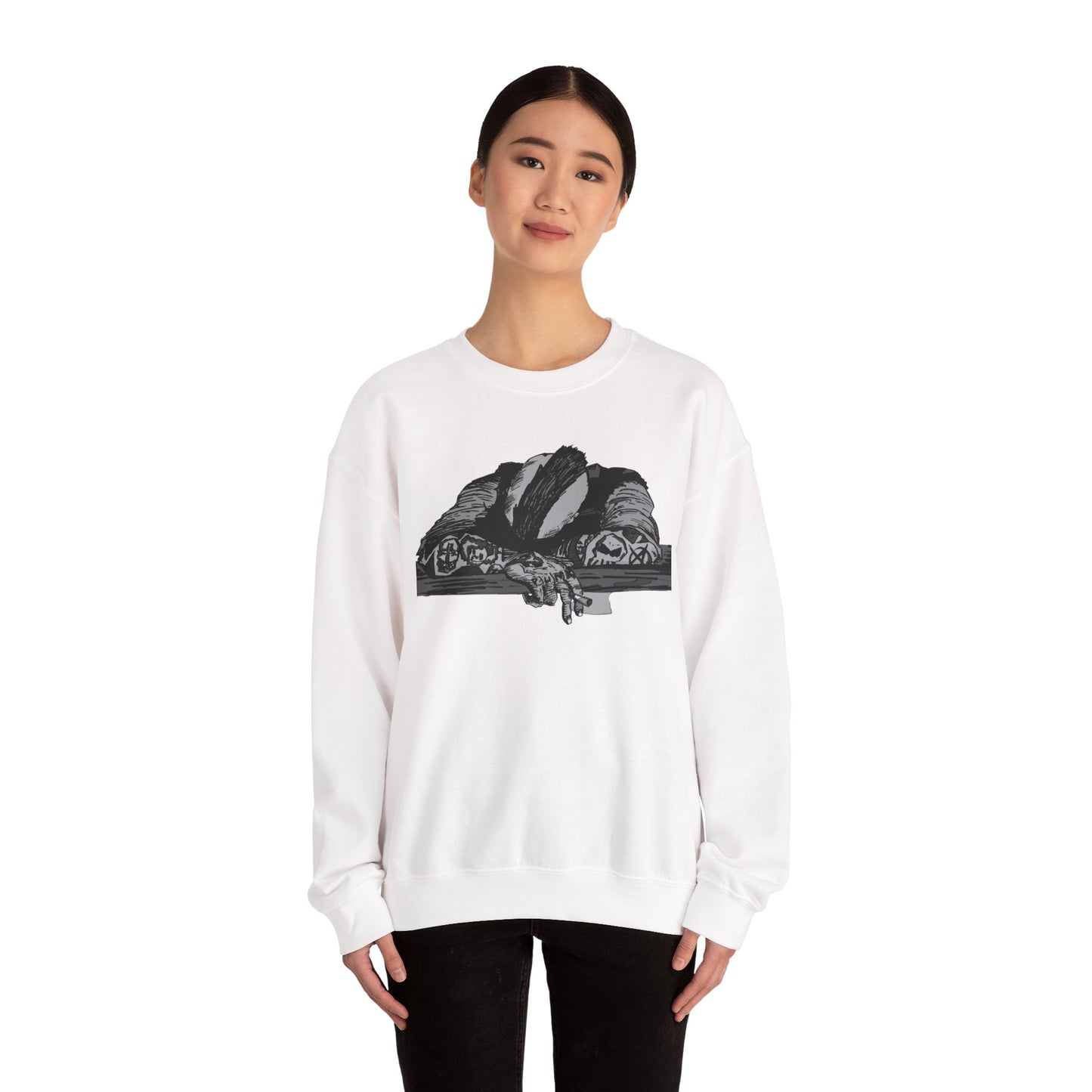 Punk and Done Graphic Crewneck Sweatshirt for Everyday Comfort