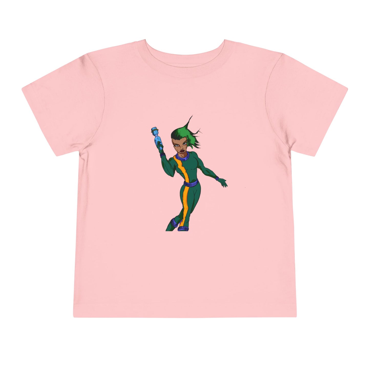 Toddler Tee — Colorful Space Hero Graphic