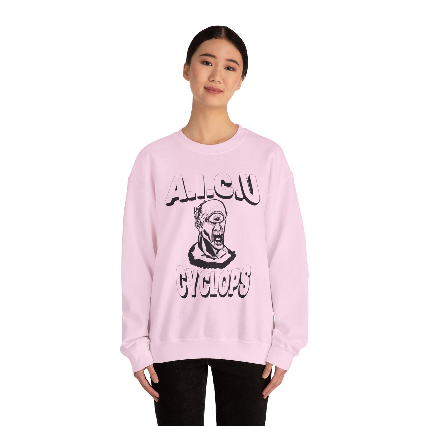Vintage AICU Cyclops Crewneck Sweatshirt for Unique Style