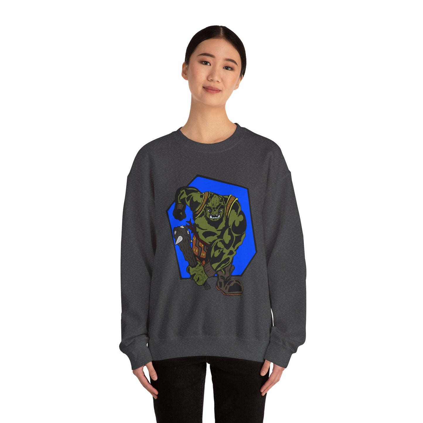 Rampaging Ogre Crewneck Sweatshirt for Marvel Fans