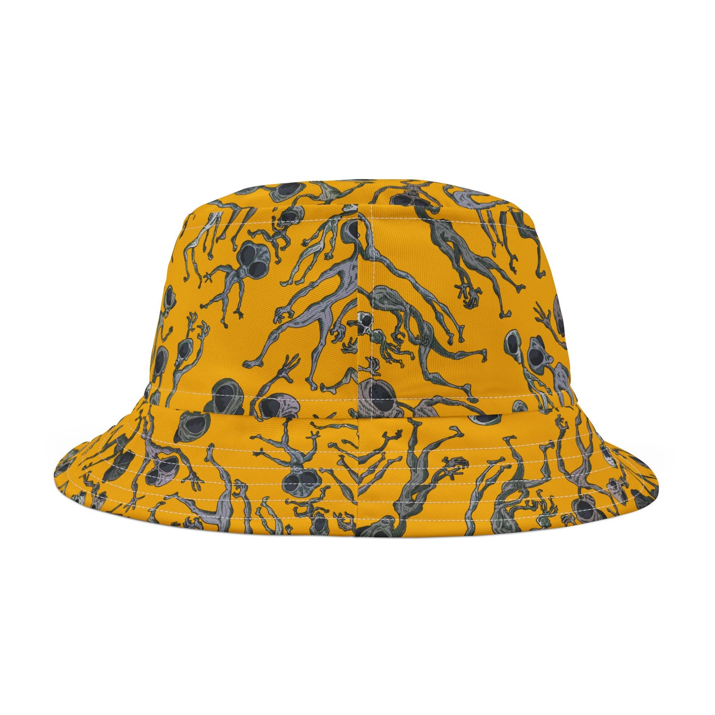 Alien Dance Party Bucket Hat, Fun Outdoor Accessory, Summer Festival Hat, Unique Gift for Sci-Fi Lovers, Fashionable Sun Protection