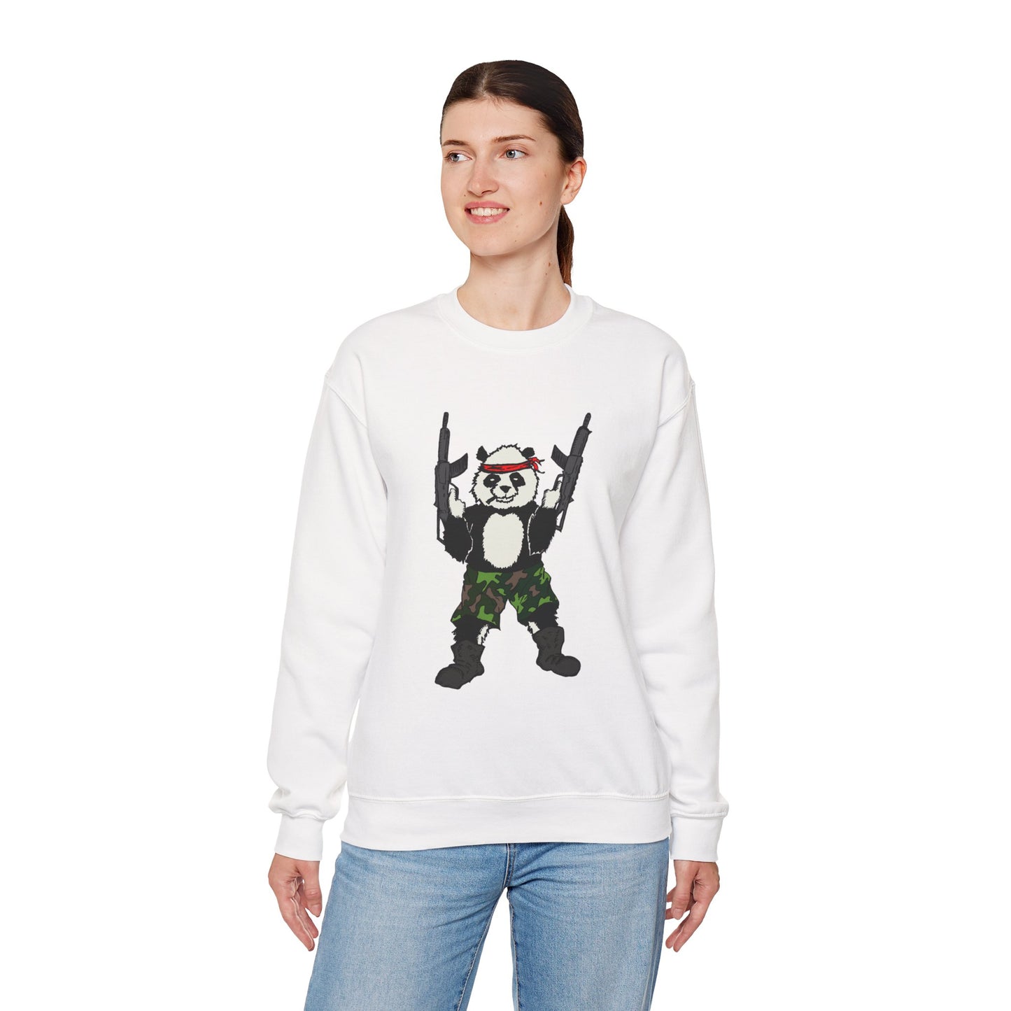 Panda Guns Crewneck Sweatshirt