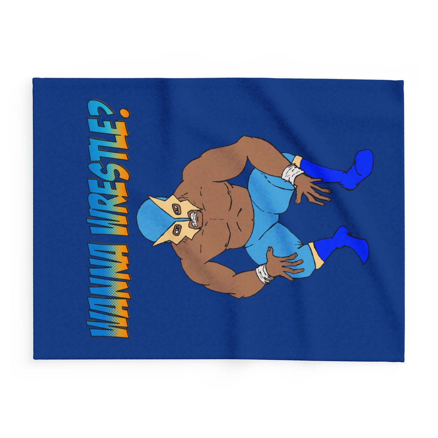 Wanna Wrestle? Arctic Fleece Blanket