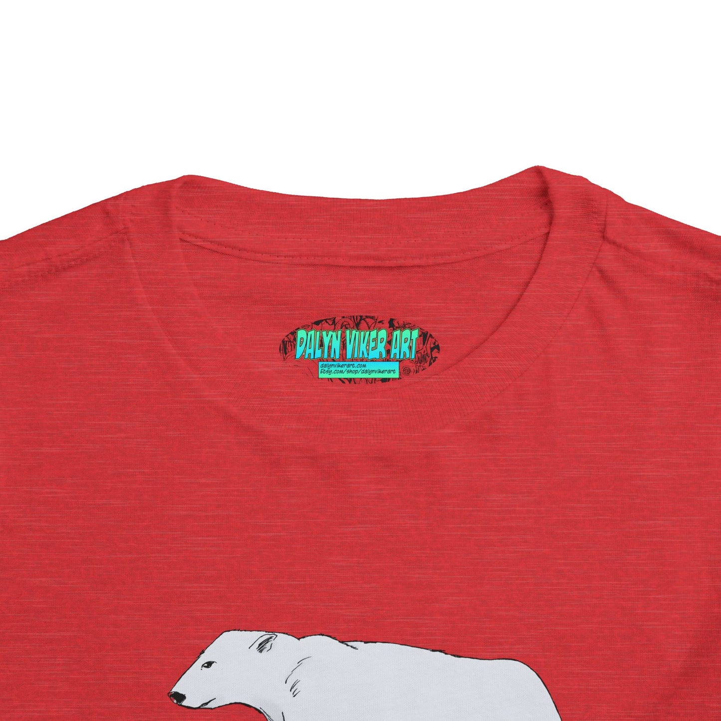 Polar Bear Toddler Tee — Cute Arctic Animal Shirt for Kids