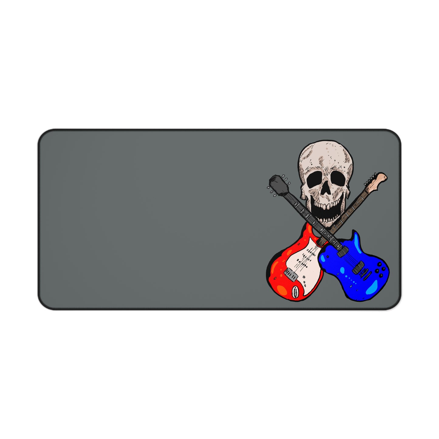 Deathly Skull and Guitars Desk Mat | Guitar Lover's Mouse Pad - Great for Musicians, Home Office Decor, Gifts for Music Enthusiasts, Rock Band [...]