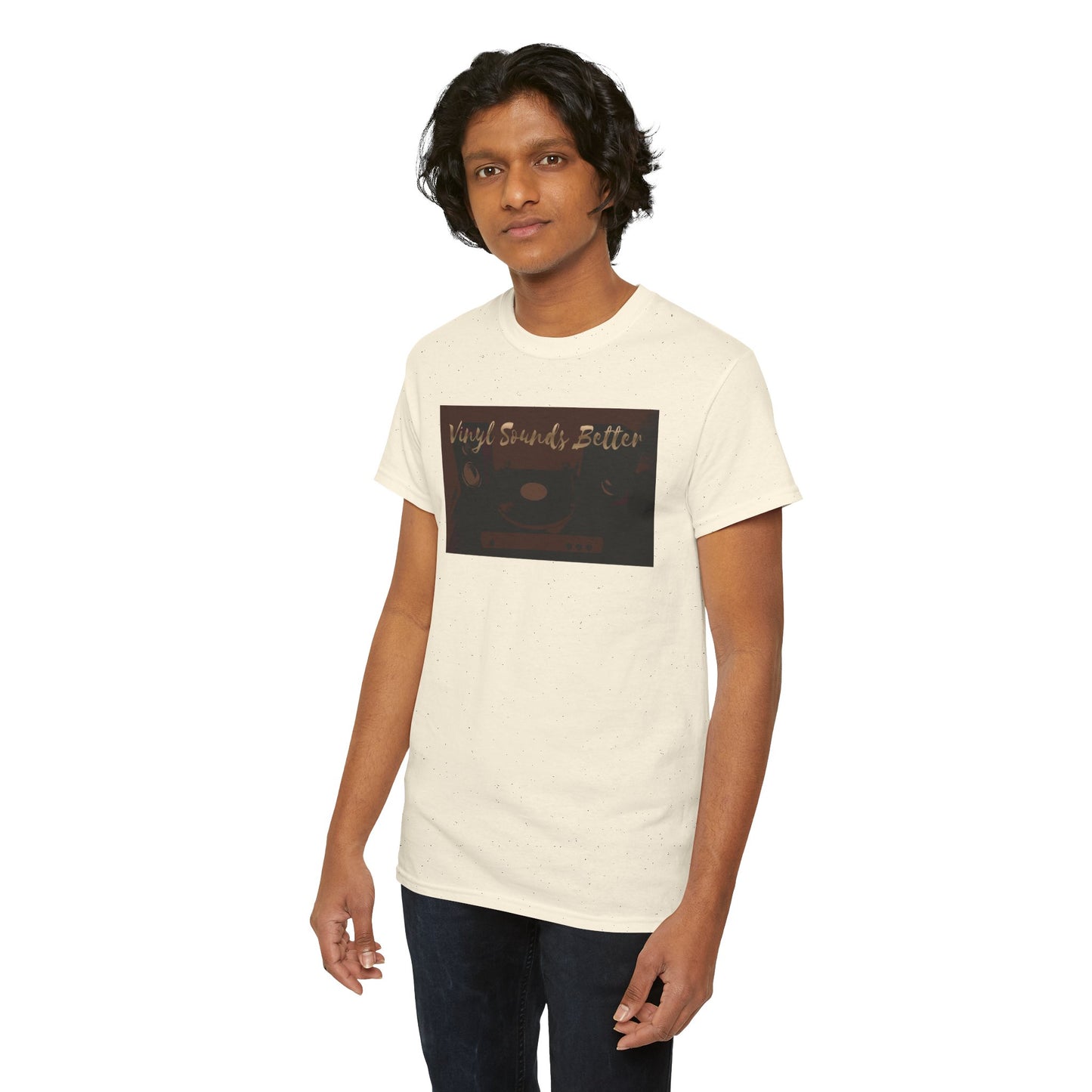 Vinyl Sounds Better T-Shirt — Retro Record Player Tee for Music Lovers