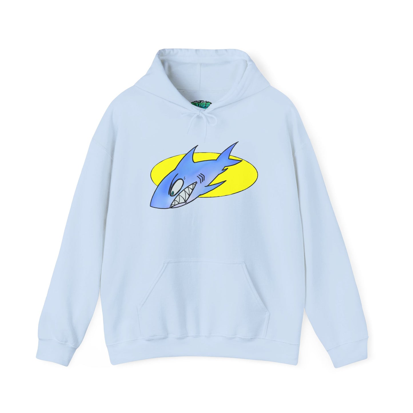 Cool Shark Graphic Hoodie - Unisex Heavy Blend Sweatshirt for Ocean Lovers, Gift for Men and Women, Beach Vibes, Casual Wear, Unique Design