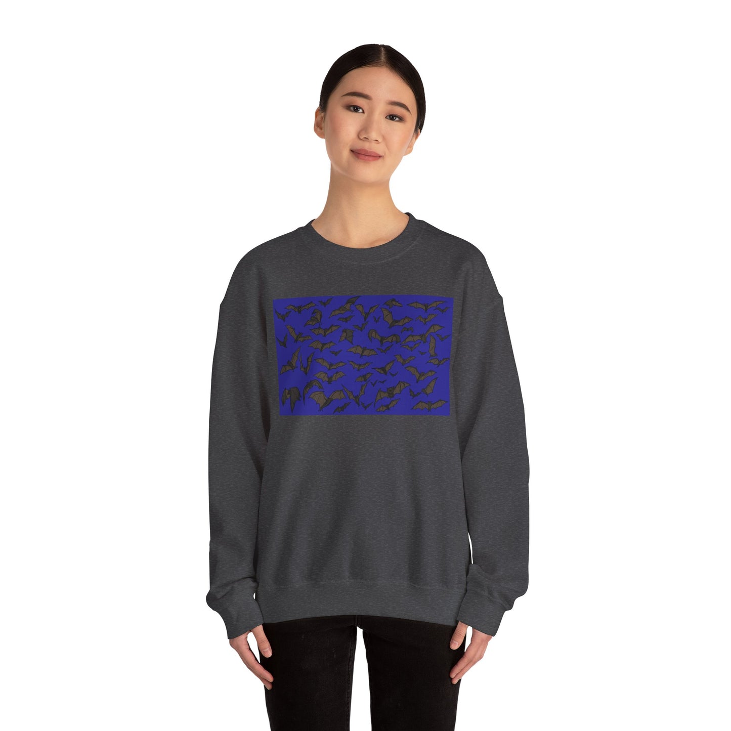 Stylish Bats Unisex Crewneck Sweatshirt with Abstract Design