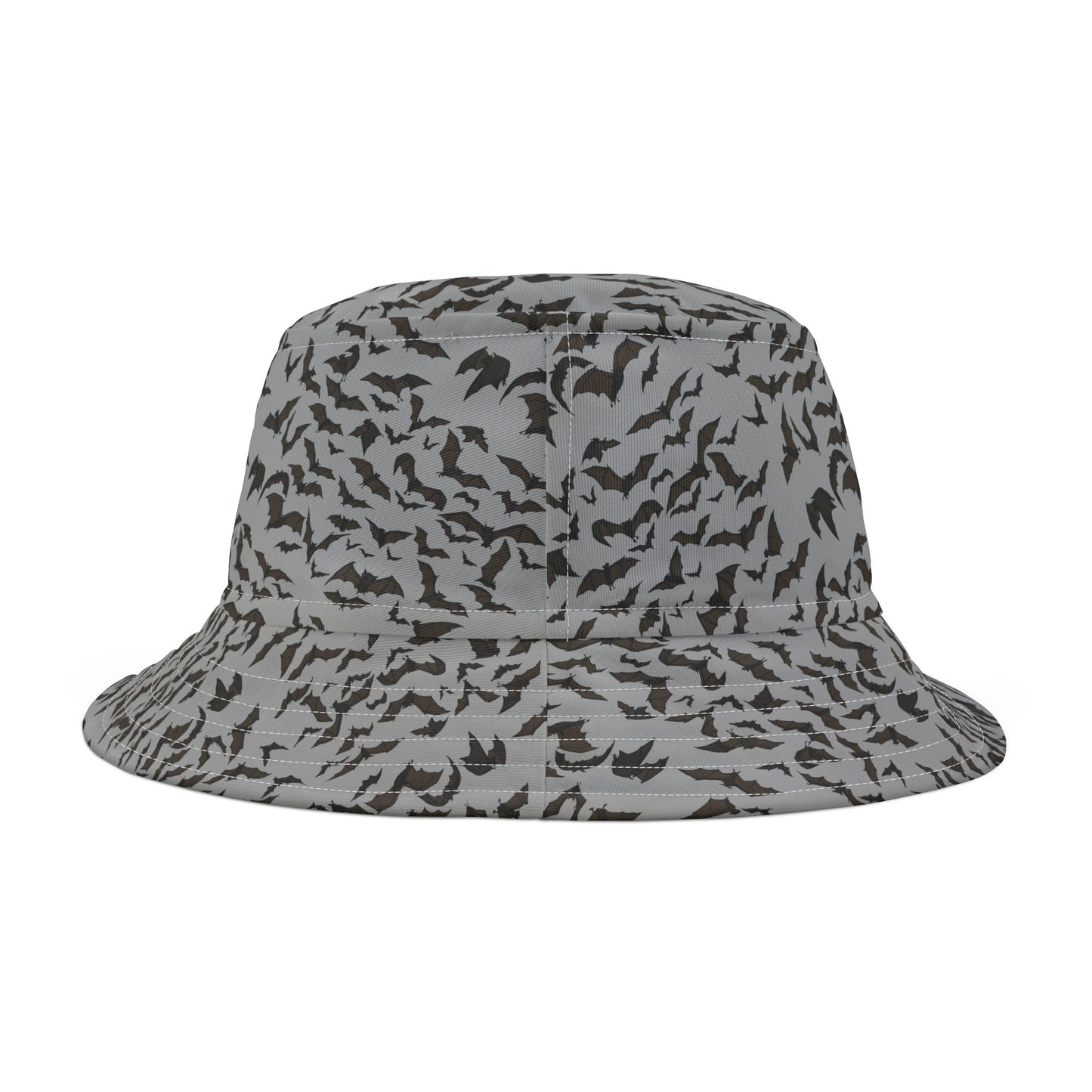 Stylish Bat Cold Night Pattern Bucket Hat, Trendy Summer Hat, Unique Gift for Halloween, Outdoor Accessory, Customized Fashion