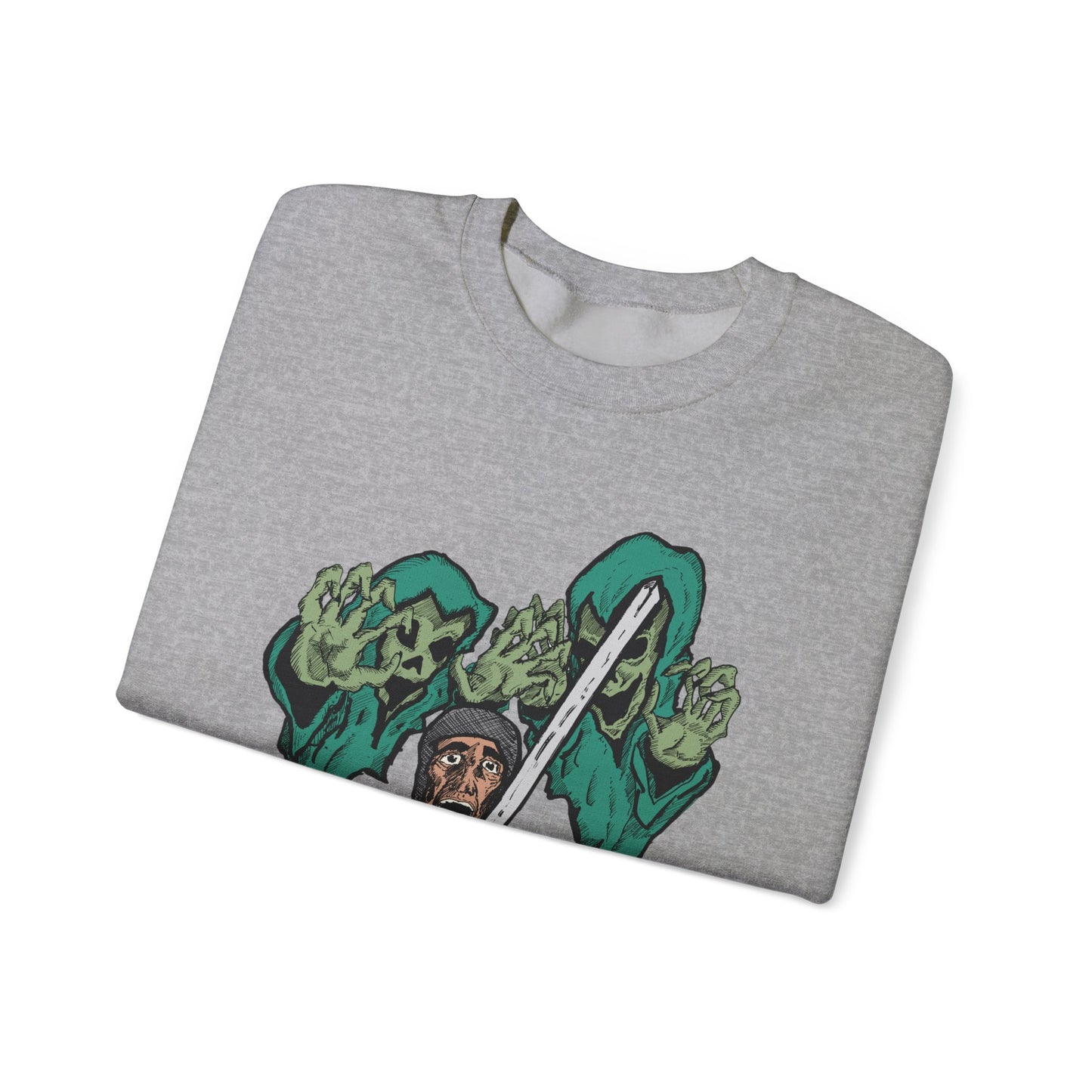 Knight Fright Inspired Unisex Crewneck Sweatshirt with Graphic Print