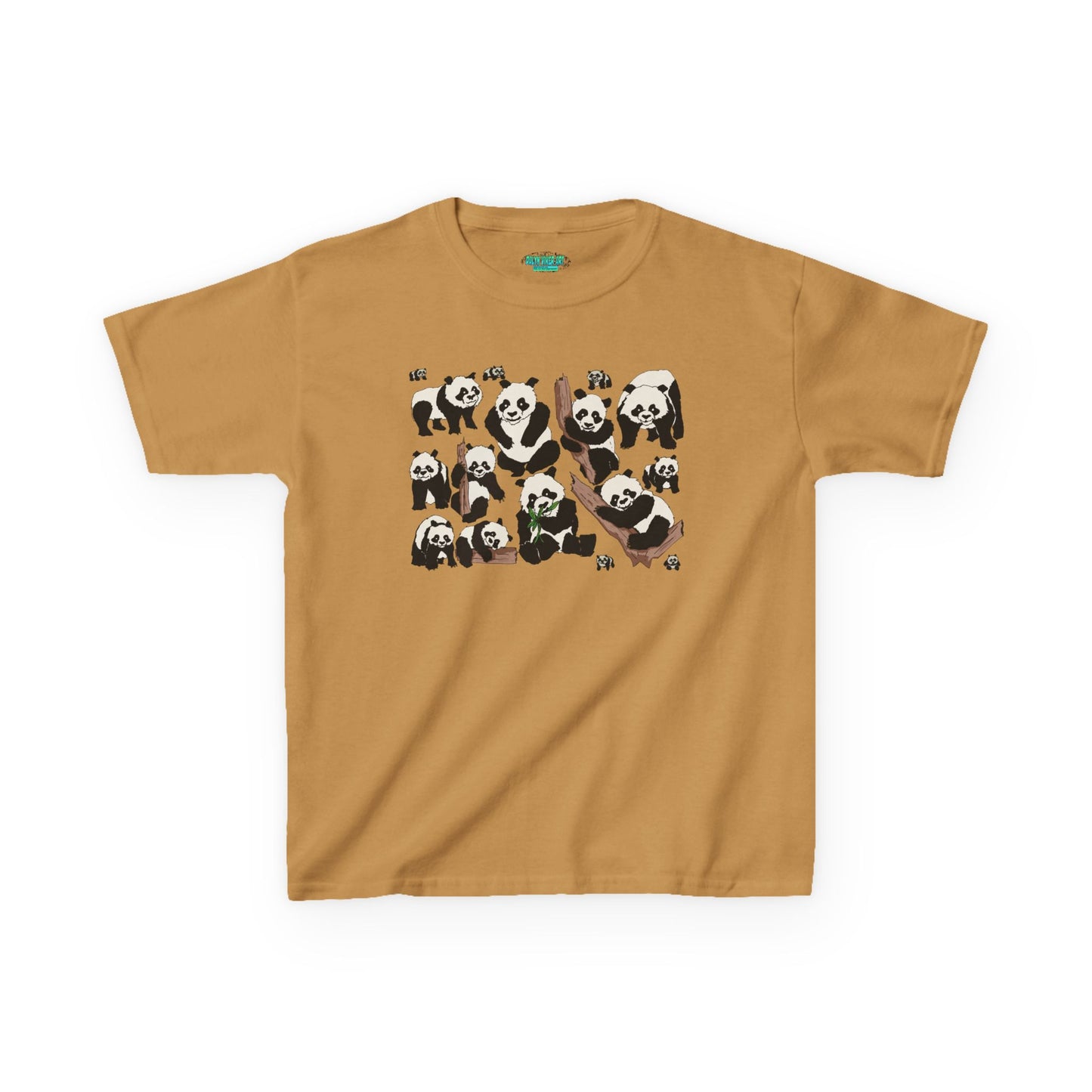 Panda Paradise Kids Tee, Cute Animal T-Shirt, Children's Gift, Birthday Present, Summer Wear, Eco-Friendly Fashion