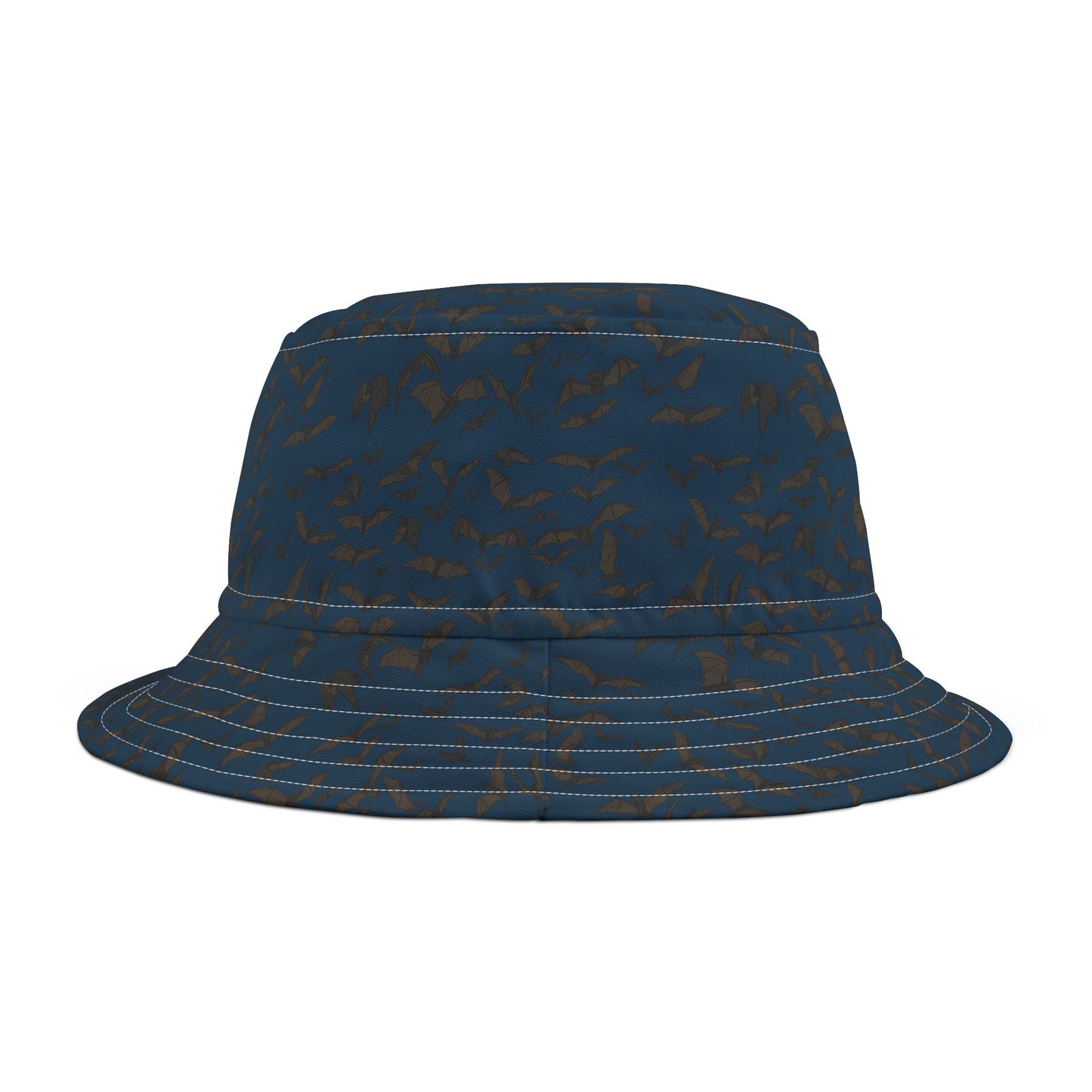 Stylish AOP Bats at Dusk Bucket Hat, Summer Fashion, Vacation Essential, Outdoor Accessory, Festival Wear, Gift for Her