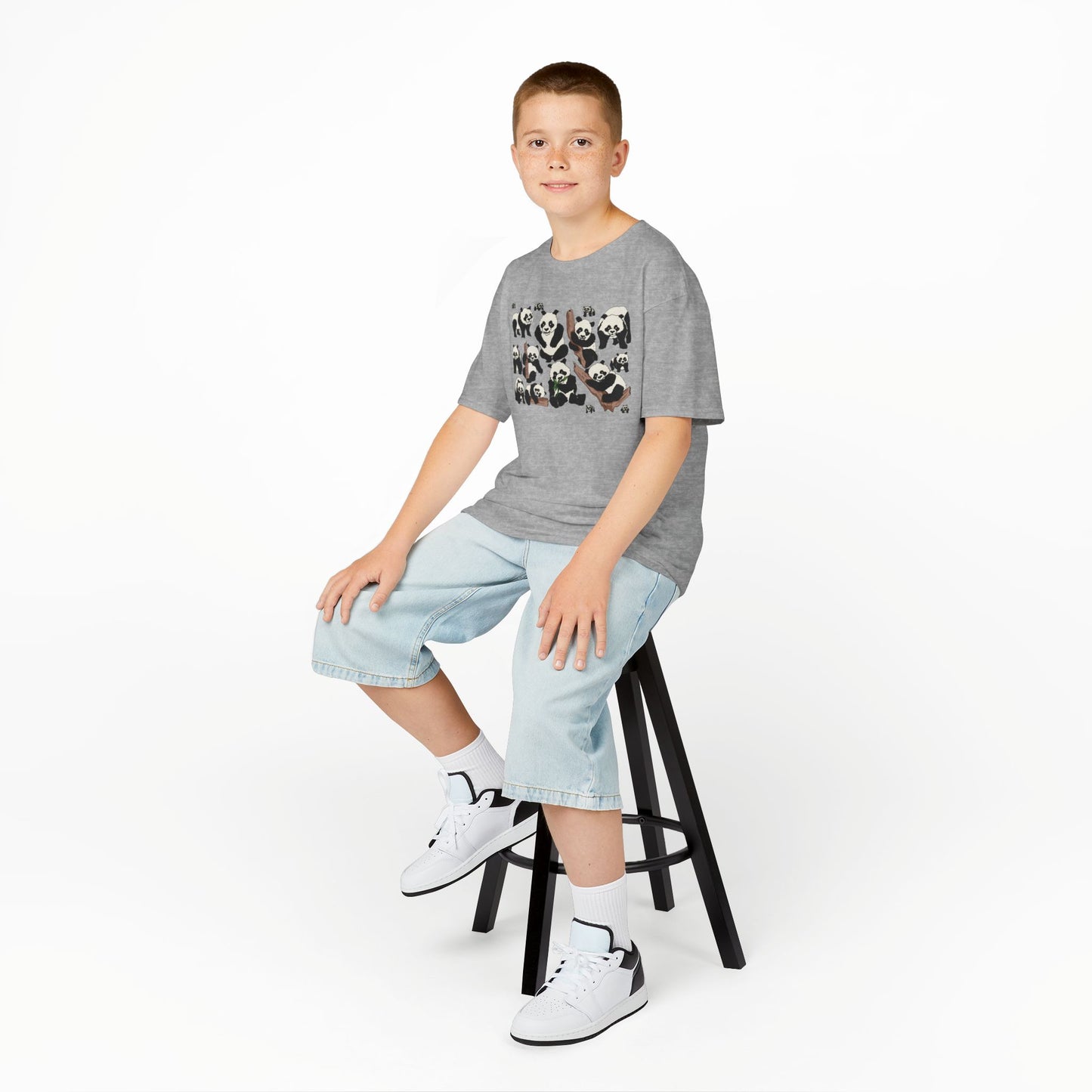 Panda Paradise Kids Tee, Cute Animal T-Shirt, Children's Gift, Birthday Present, Summer Wear, Eco-Friendly Fashion