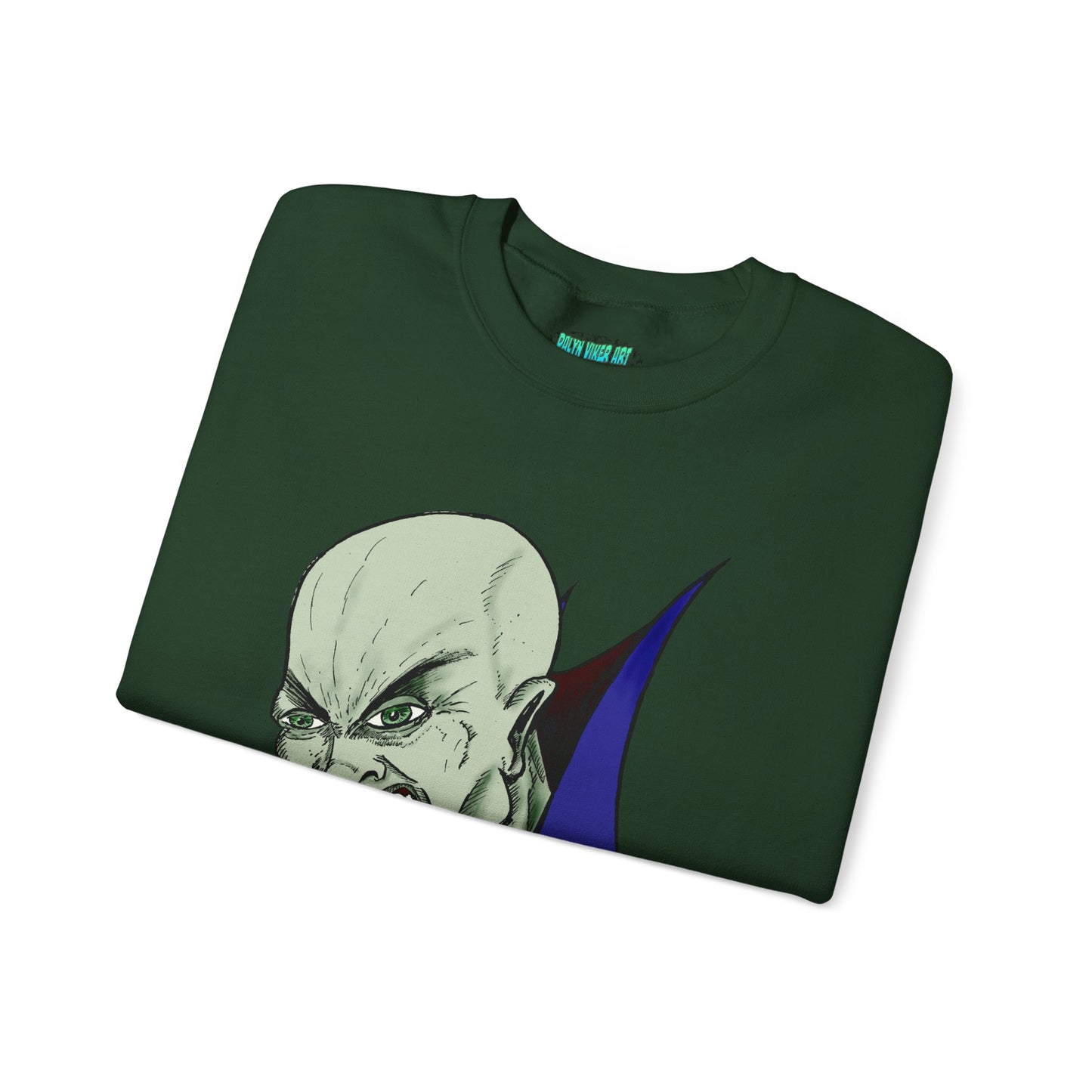 Vampire Graphic Sweatshirt for Halloween