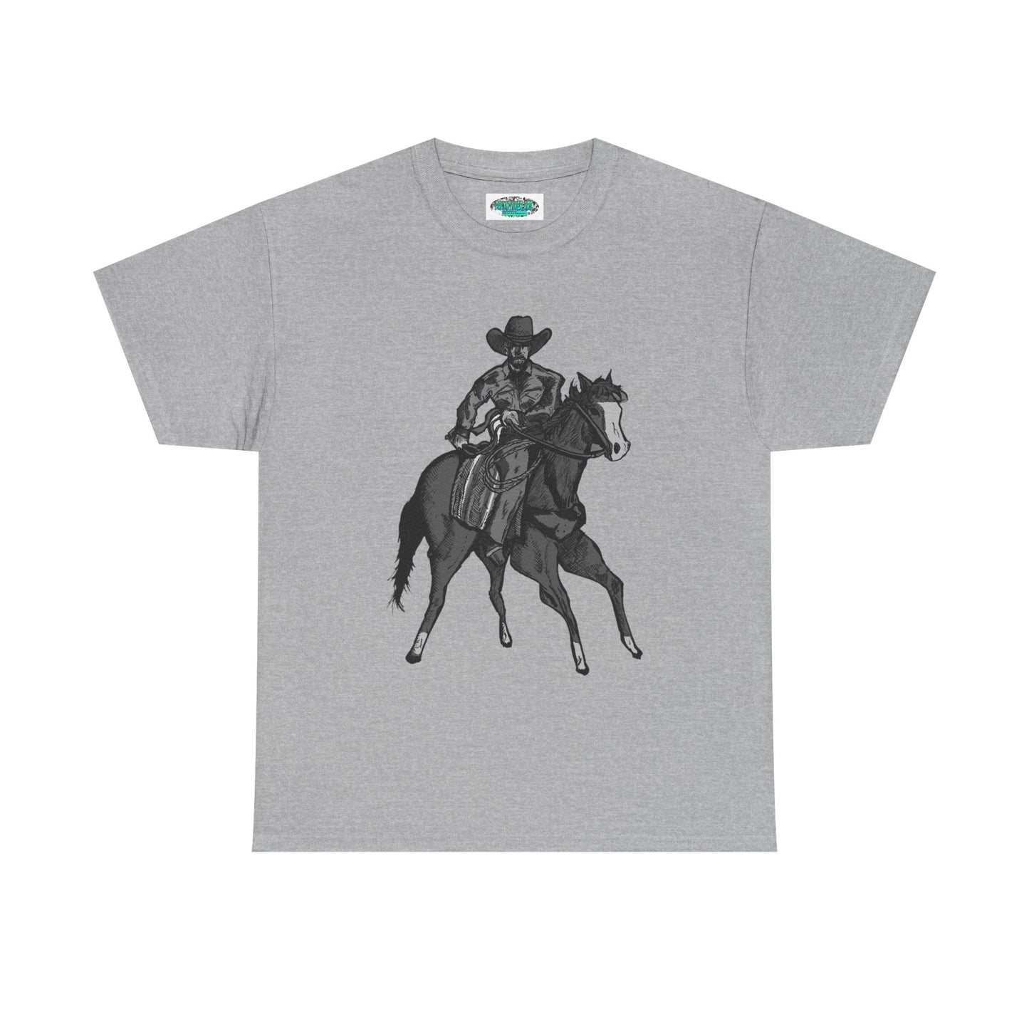 Cowboy on Horseback T‑Shirt — Vintage Western Rodeo Tee