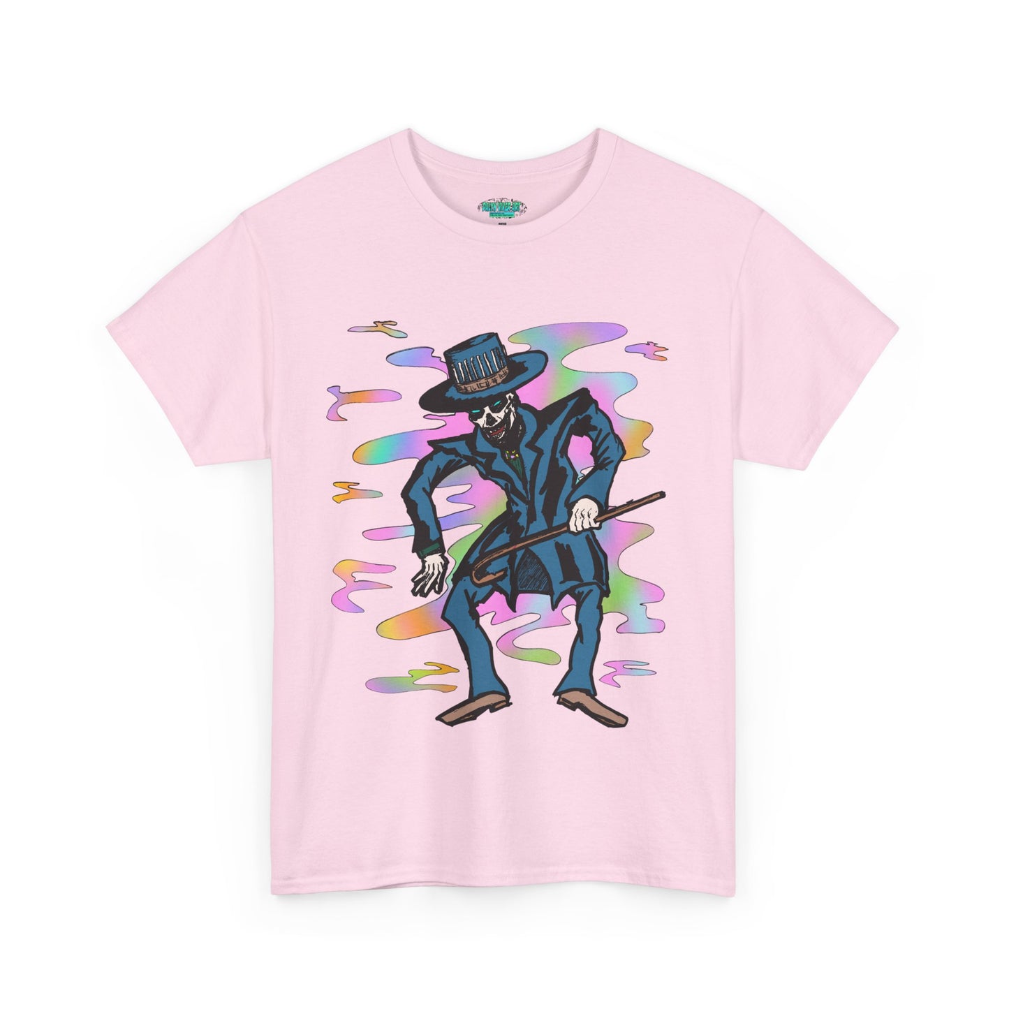 Voodoo Maniac Colorful Cartoon Magician Unisex Heavy Cotton Tee