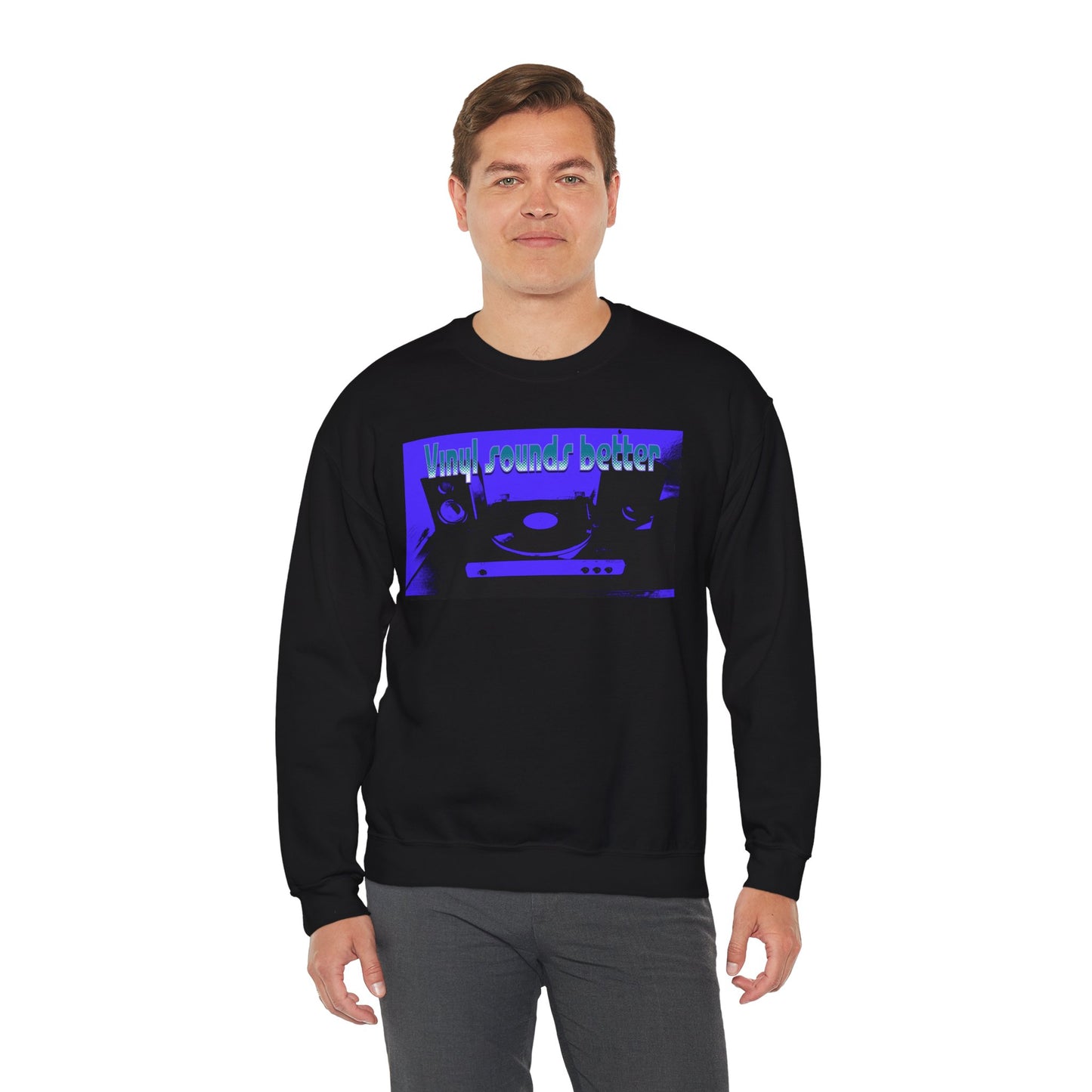 Vinyl Sounds Better Crewneck Sweatshirt